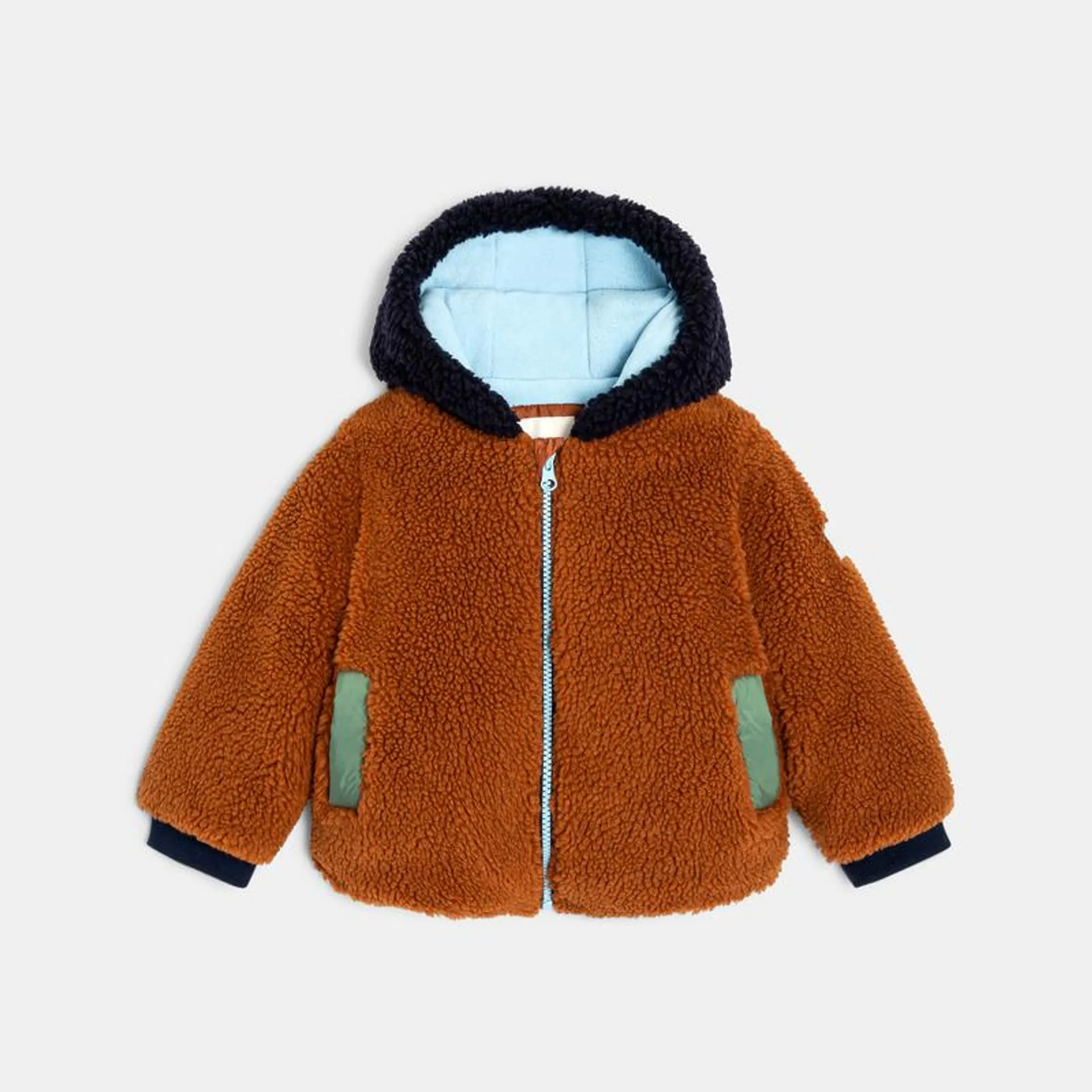 Blouson bébé garçon en sherpa doublé polaire Catimini