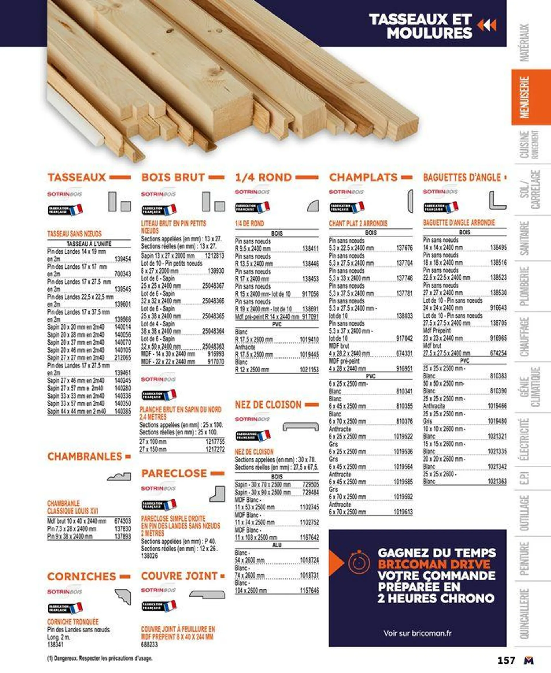 Guide produits 2024 du 15 mars au 31 décembre 2024 - Catalogue page 157