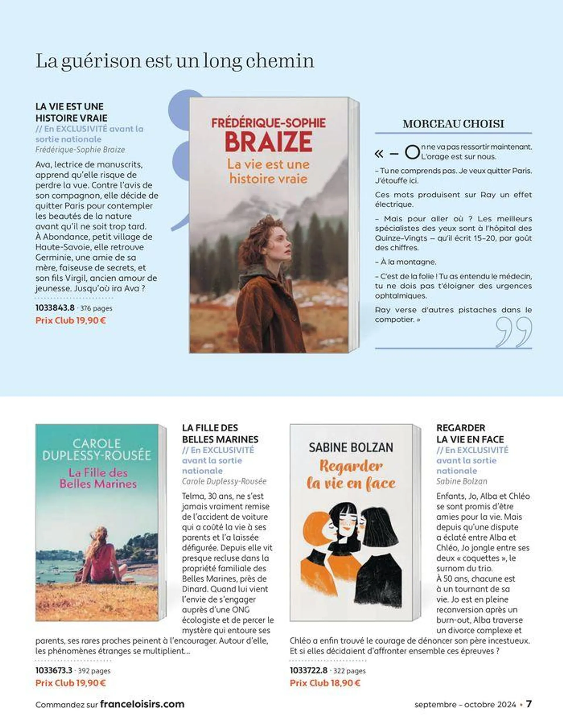 Septembre - Octobre 2024 du 2 septembre au 31 octobre 2024 - Catalogue page 7