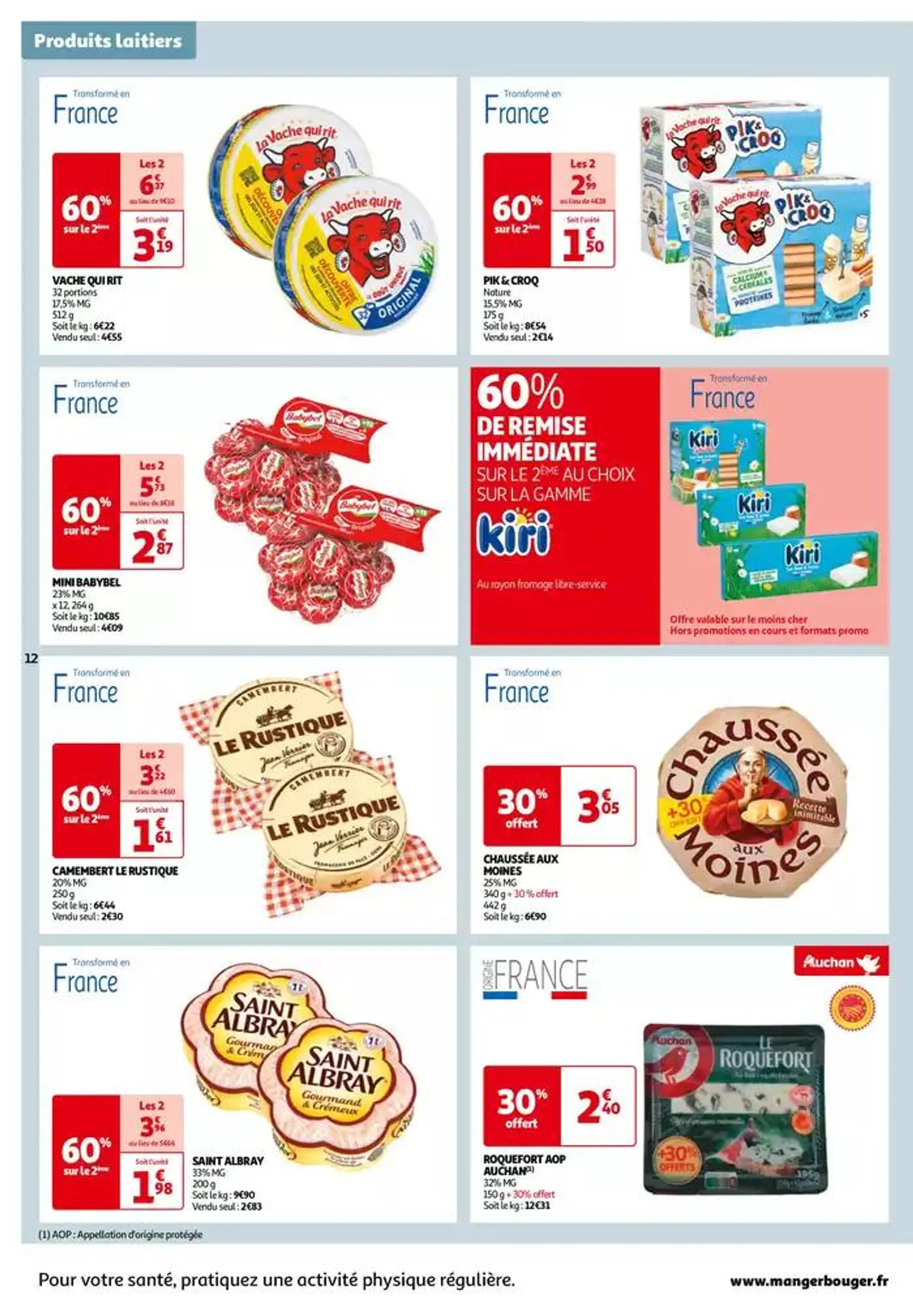 Top depart : 25 jours Auchan  du 29 octobre au 4 novembre 2024 - Catalogue page 12