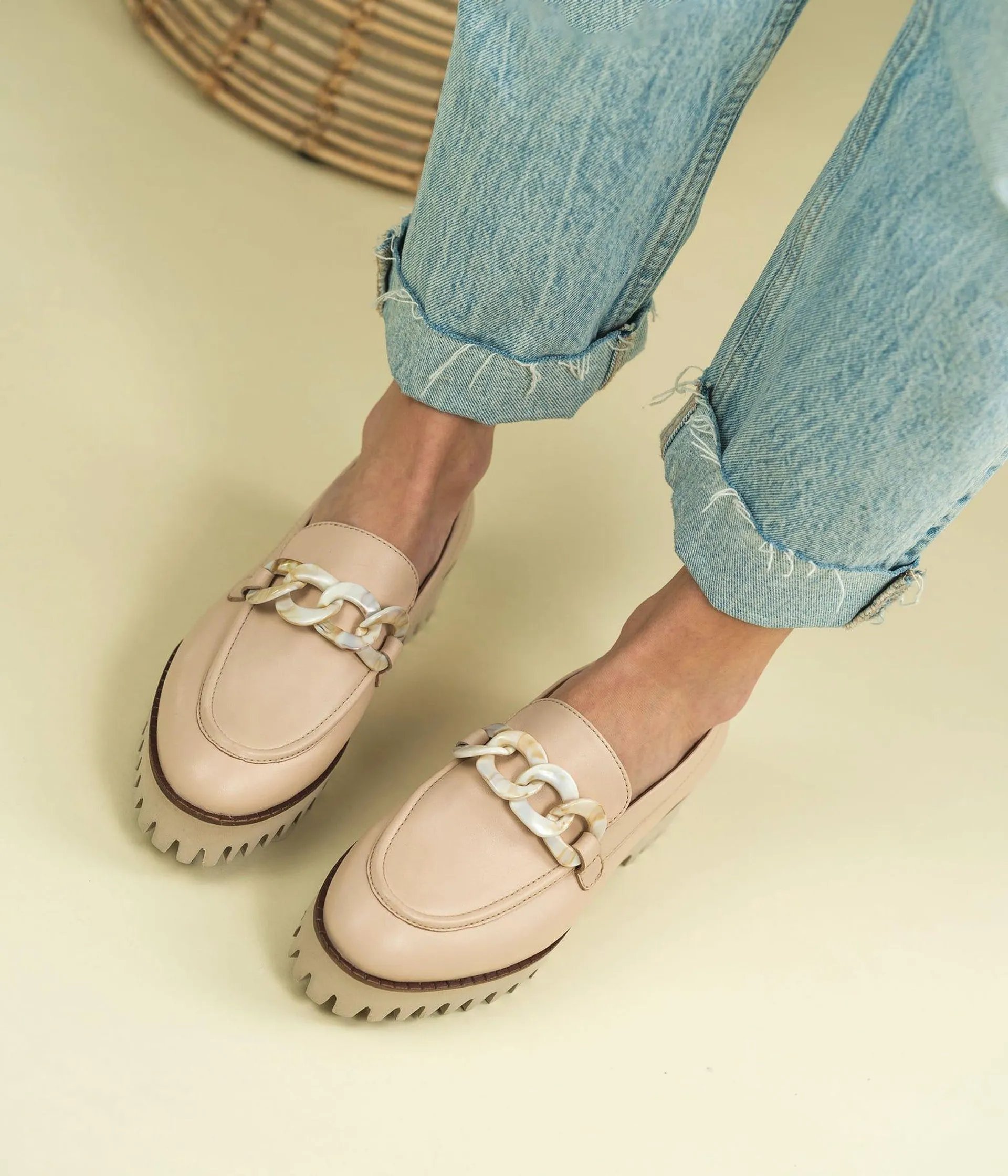 MOCASSIN ADALBERO BEIGE