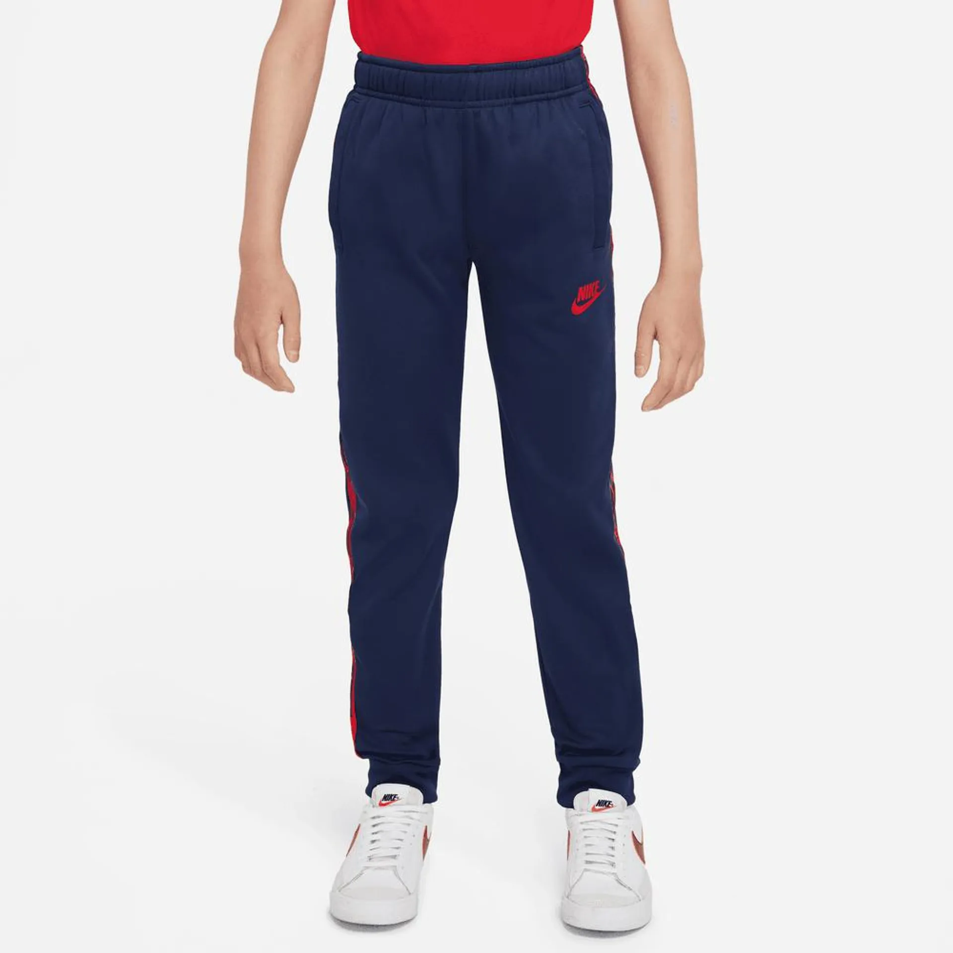 Pantalon Nike Sportswear Junior Repeat - Bleu/Rouge