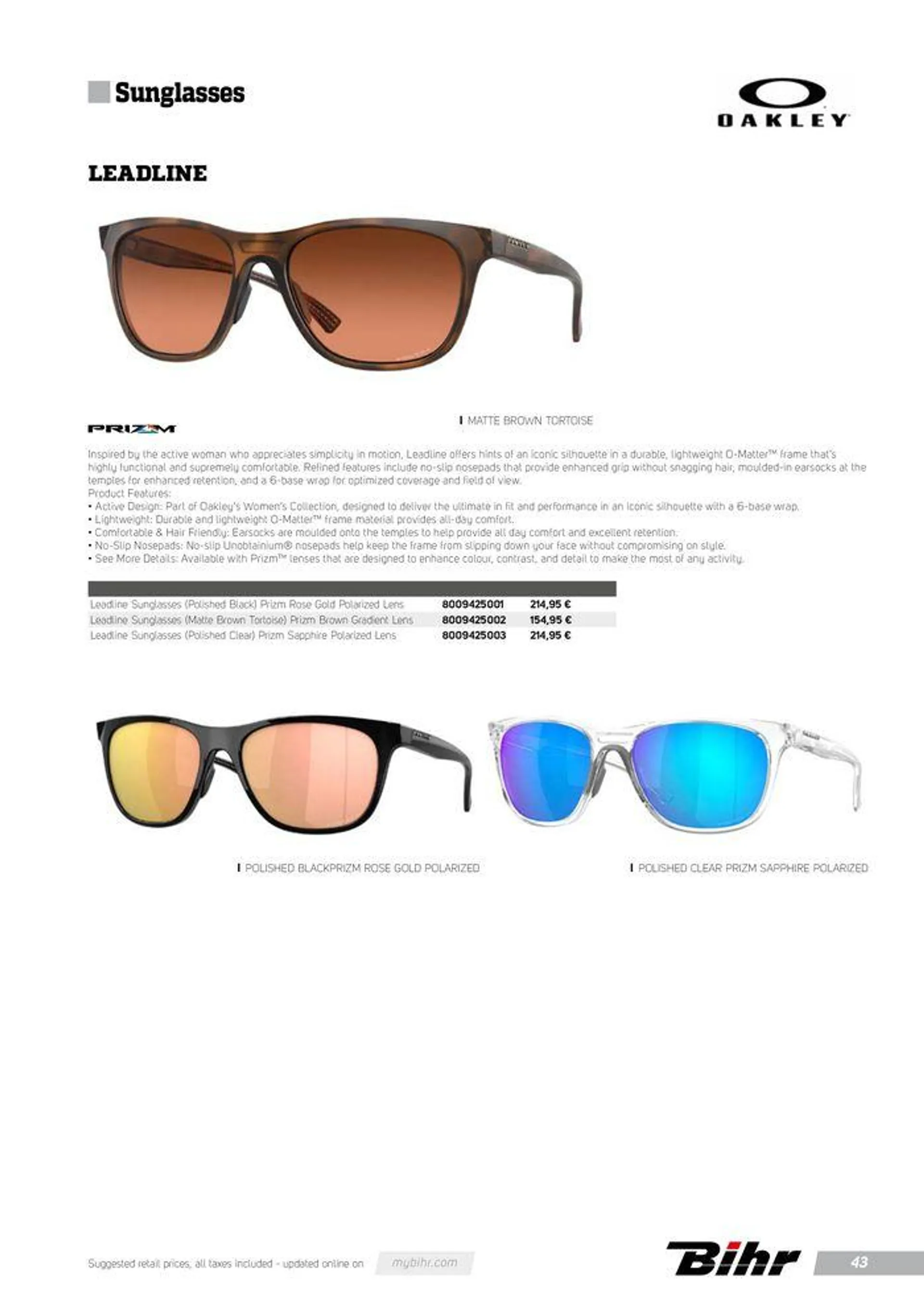 Lunettes de soleil OAKLEY Automne 2024 - 43