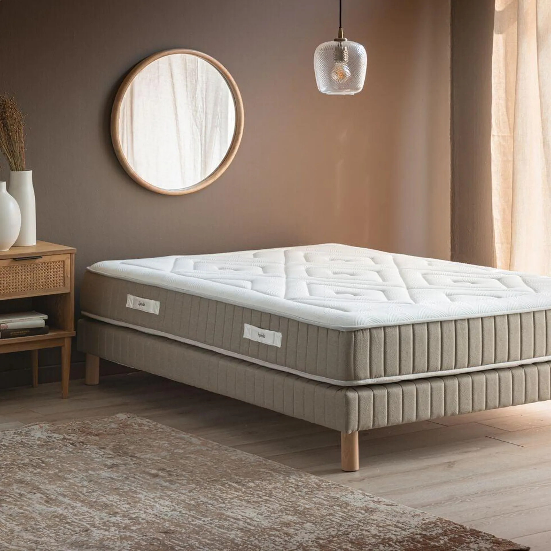 GORDES Matelas Epeda à ressorts accueil équilibré - 160X200cm