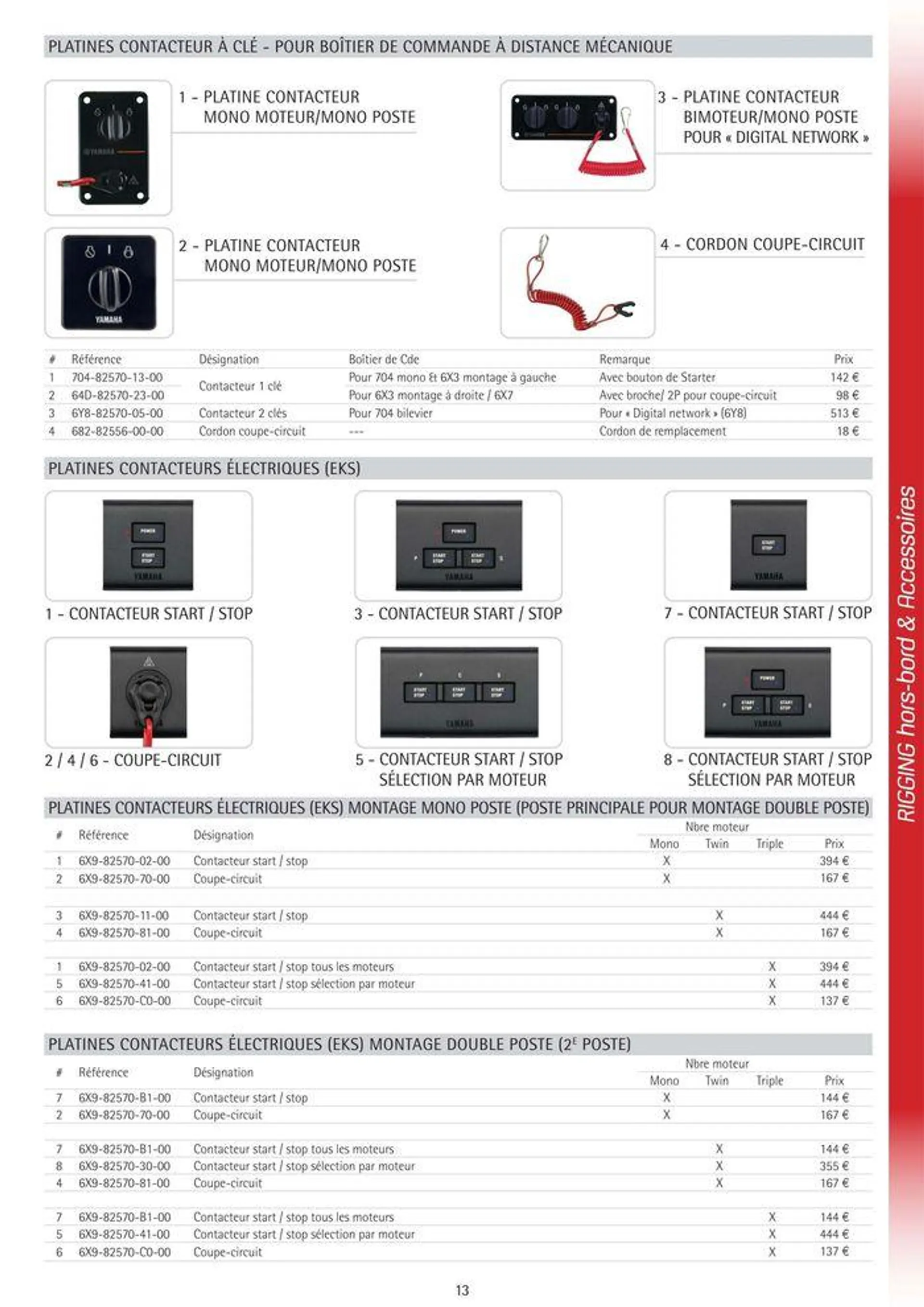 Catalogue Yamaha Marine - Accessoires Marine 2024 - 17