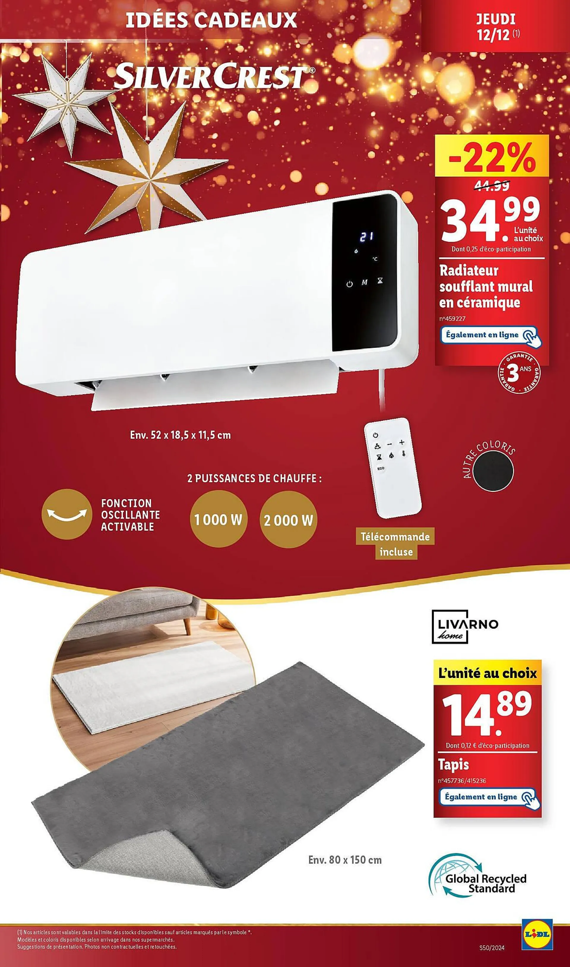 Catalogue Lidl du 12 décembre au 16 décembre 2024 - Catalogue page 9