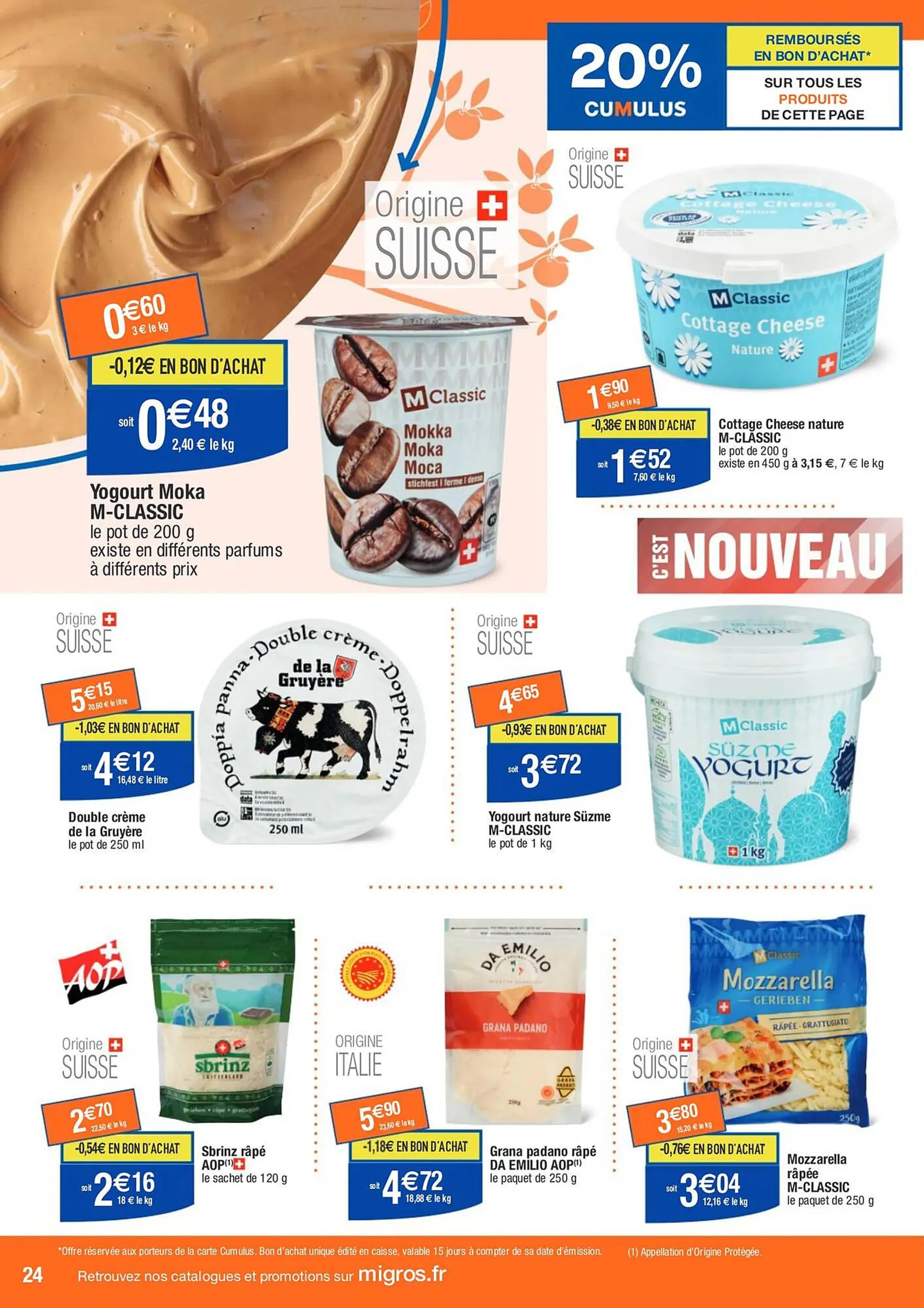 Catalogue Migros du 24 septembre au 6 octobre 2024 - Catalogue page 24