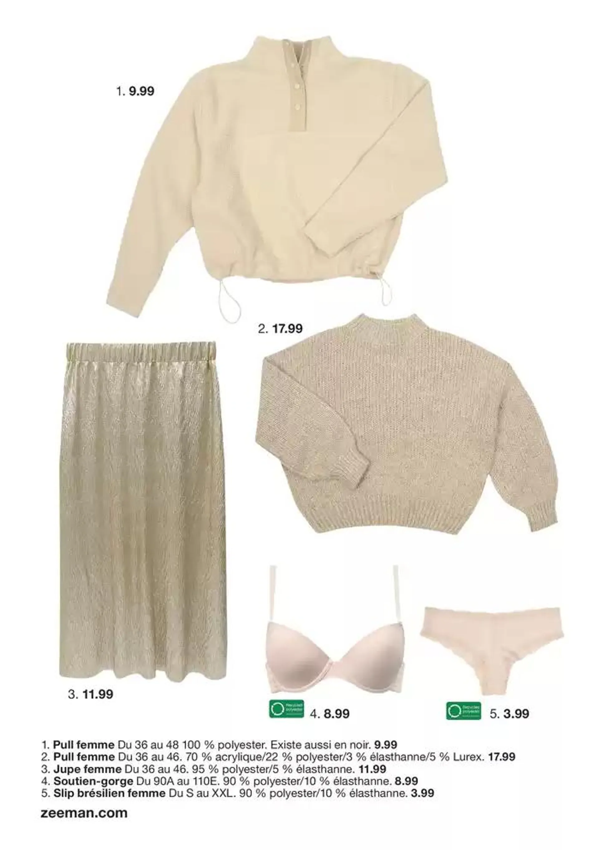 Cette semaine : des vêtements chauds, doux et confortables pour tous. du 14 octobre au 18 octobre 2024 - Catalogue page 4