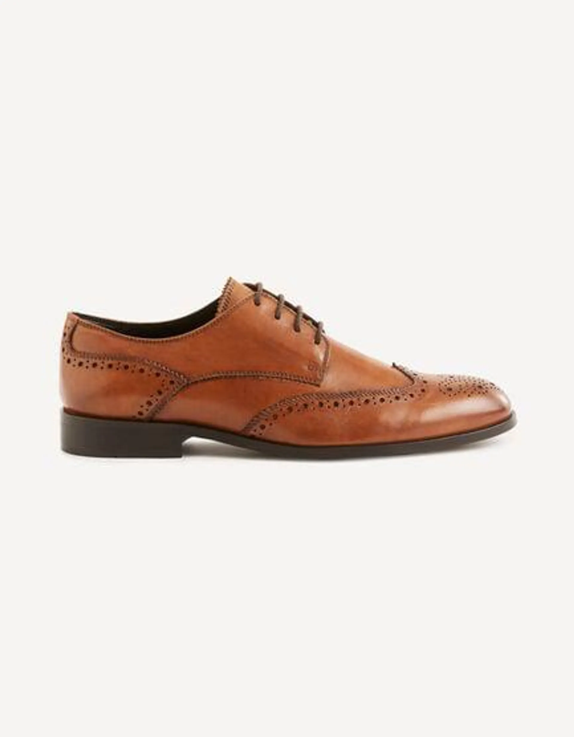 Derbies en cuir - marron