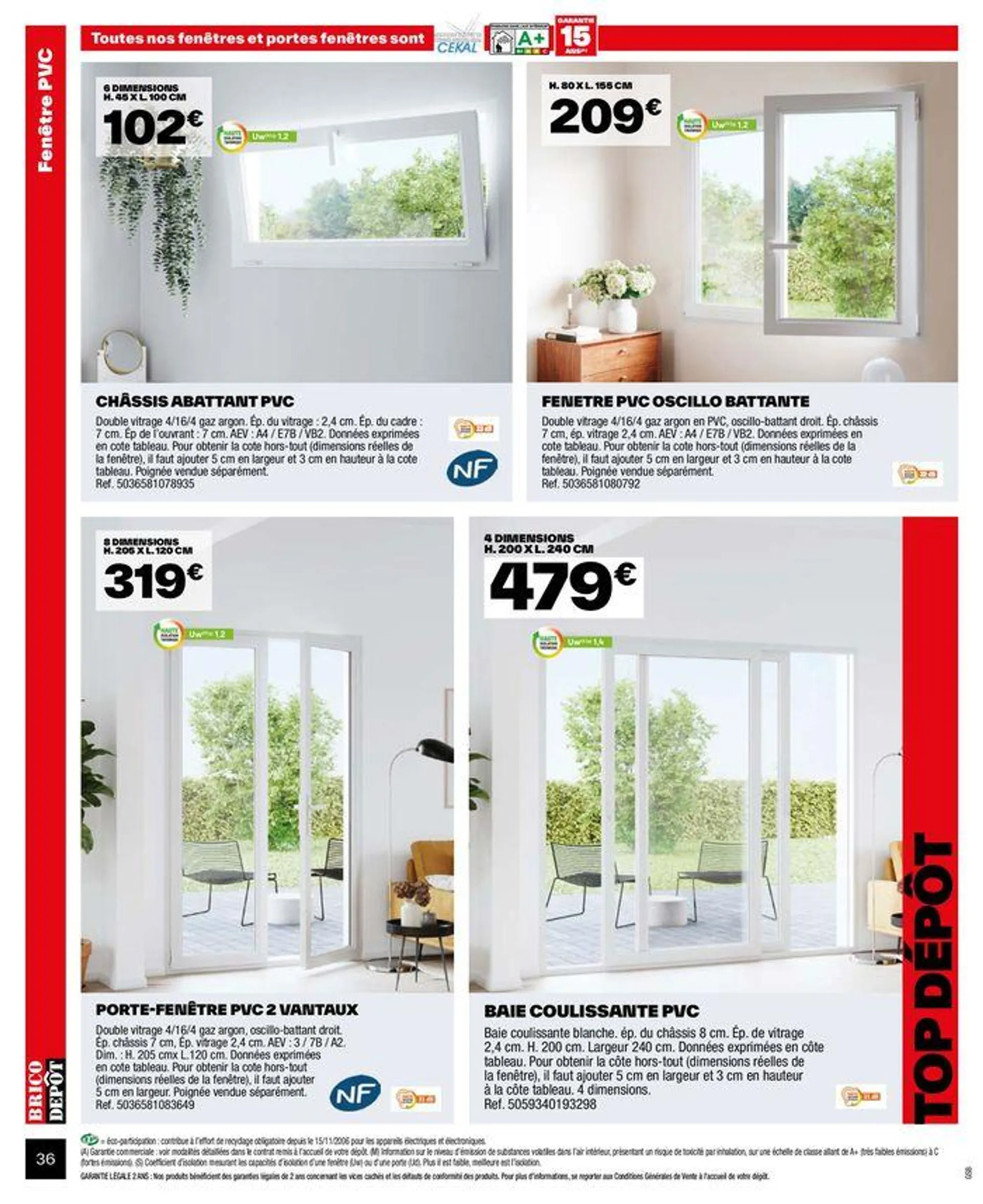 Je rénove mes espaces du 20 juin au 4 août 2024 - Catalogue page 36