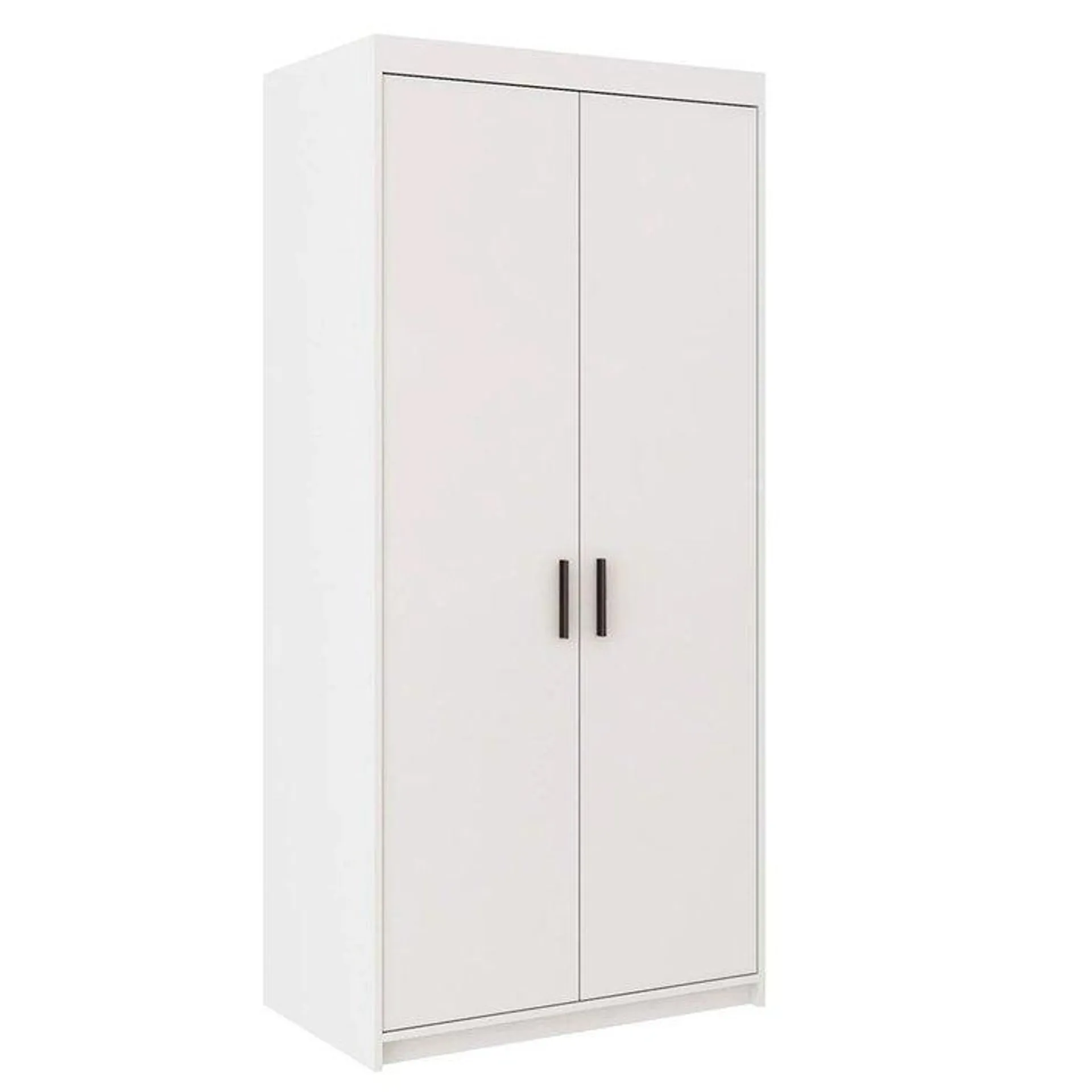 ELENA 2D ARMOIRE 2 PORTES OUVRANTES BLANC