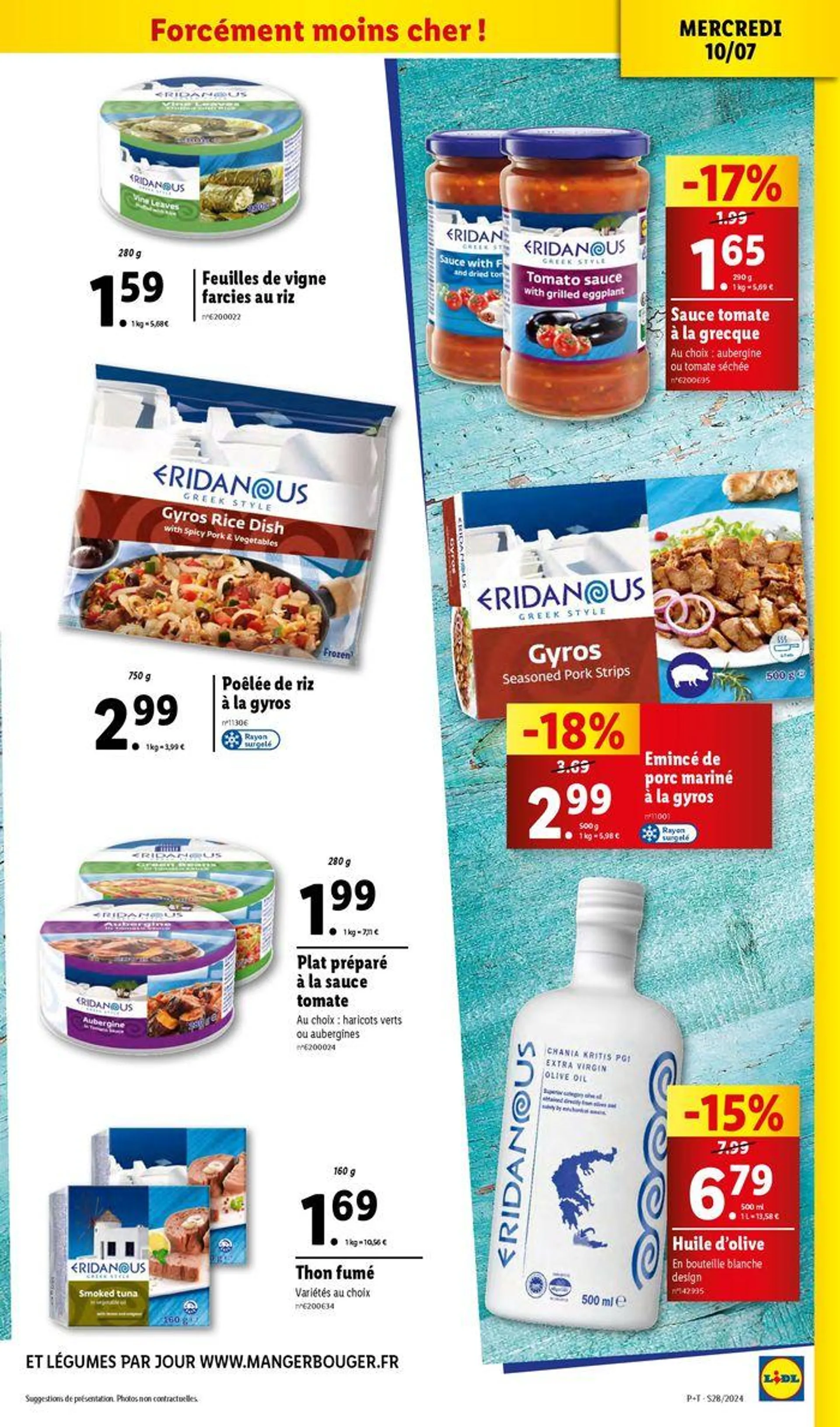 Profiez des petits prix pour des méga économies chez Lidl ! du 10 juillet au 16 juillet 2024 - Catalogue page 35