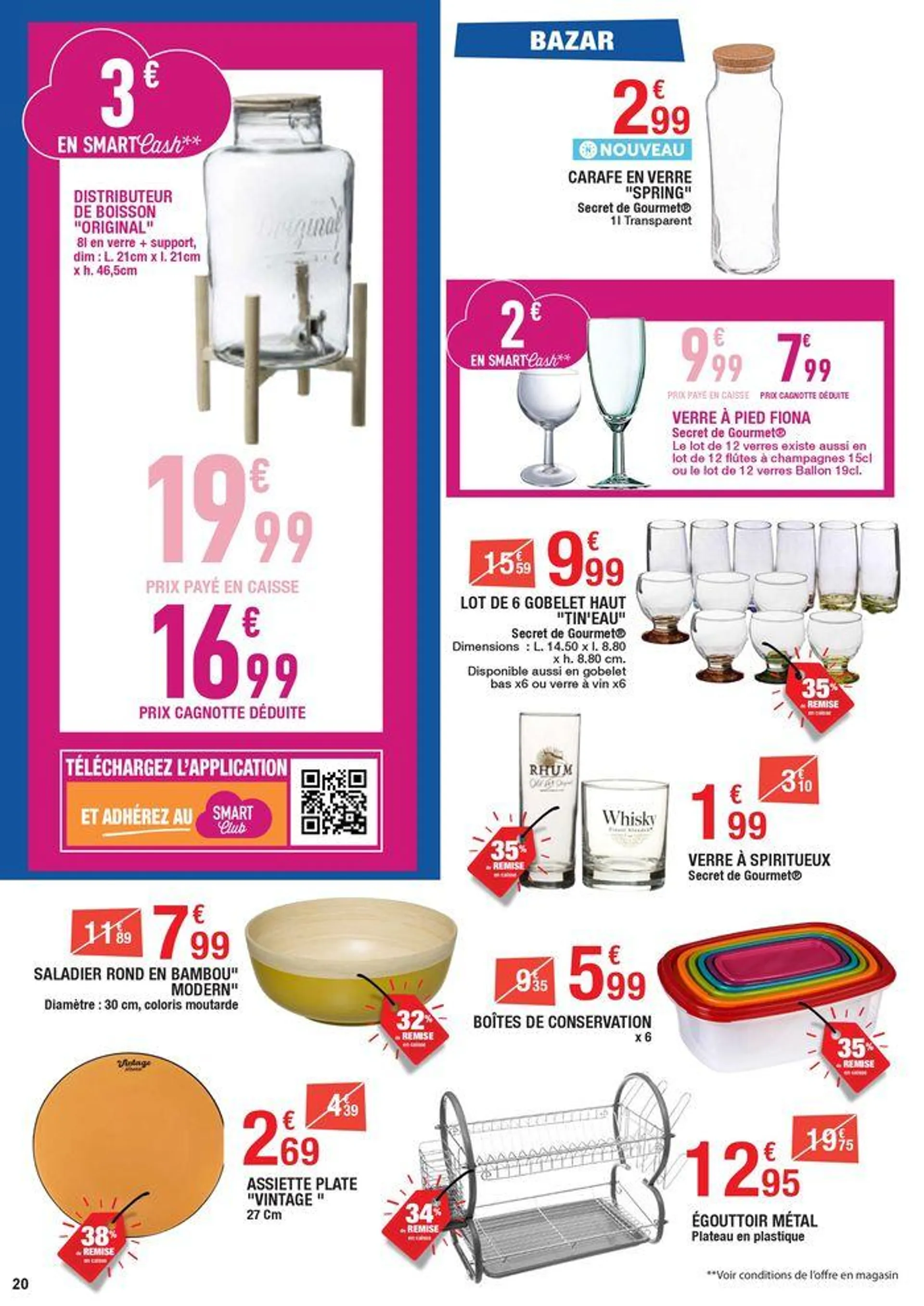 Carrefour SURGELES & FETE DE LA MER - Les JO de Paris du 23 juillet au 4 août 2024 - Catalogue page 20