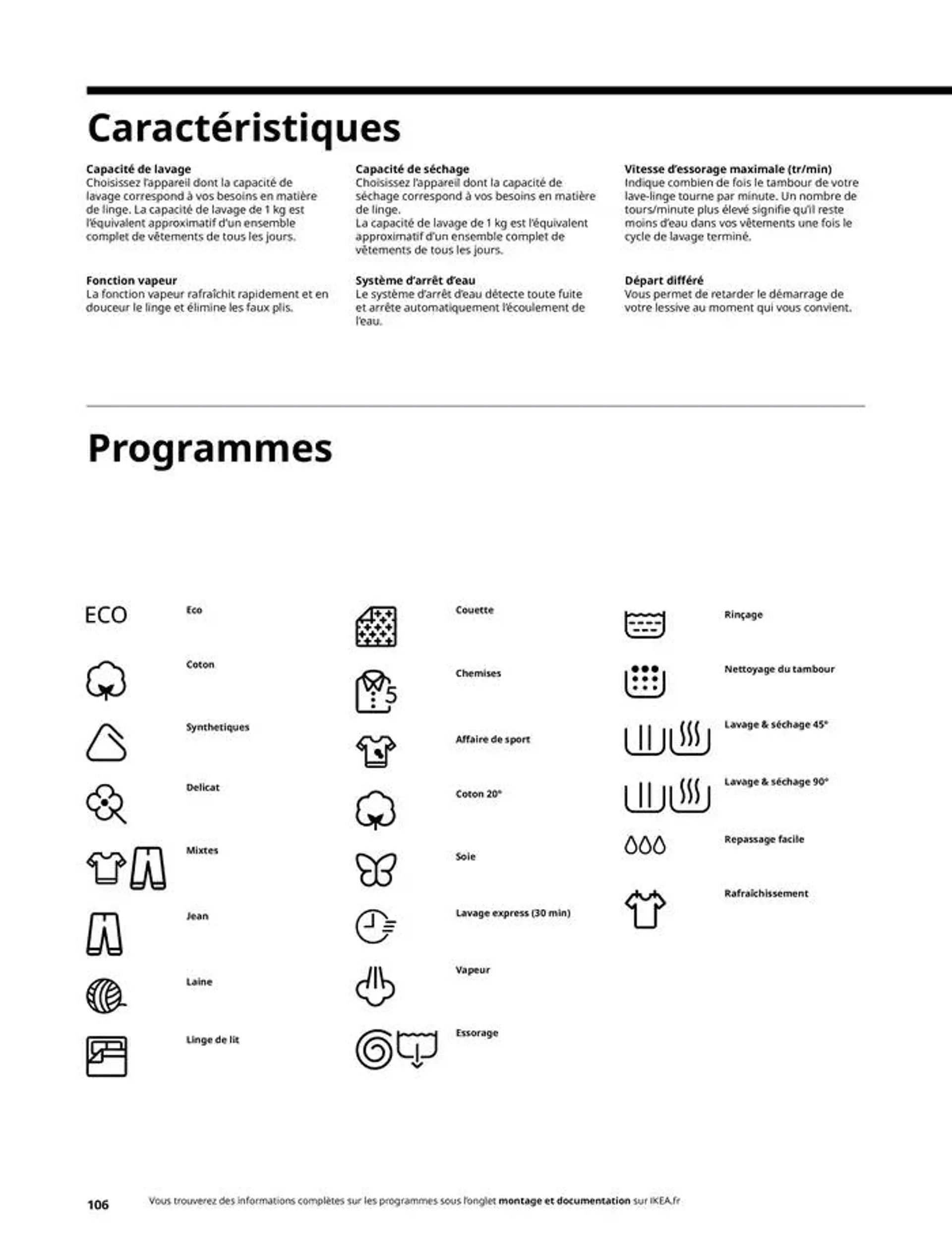 IKEA ÉLECTROMÉNAGER Guide d’achat 2025 du 1 octobre au 31 juillet 2025 - Catalogue page 98