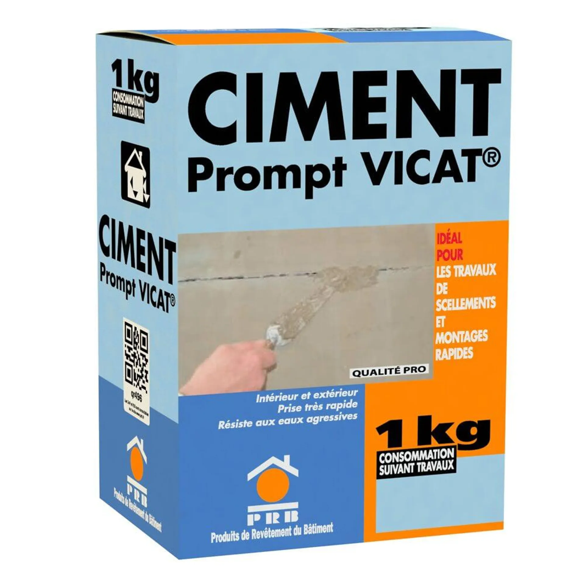 Ciment prompt vicat - 1kg