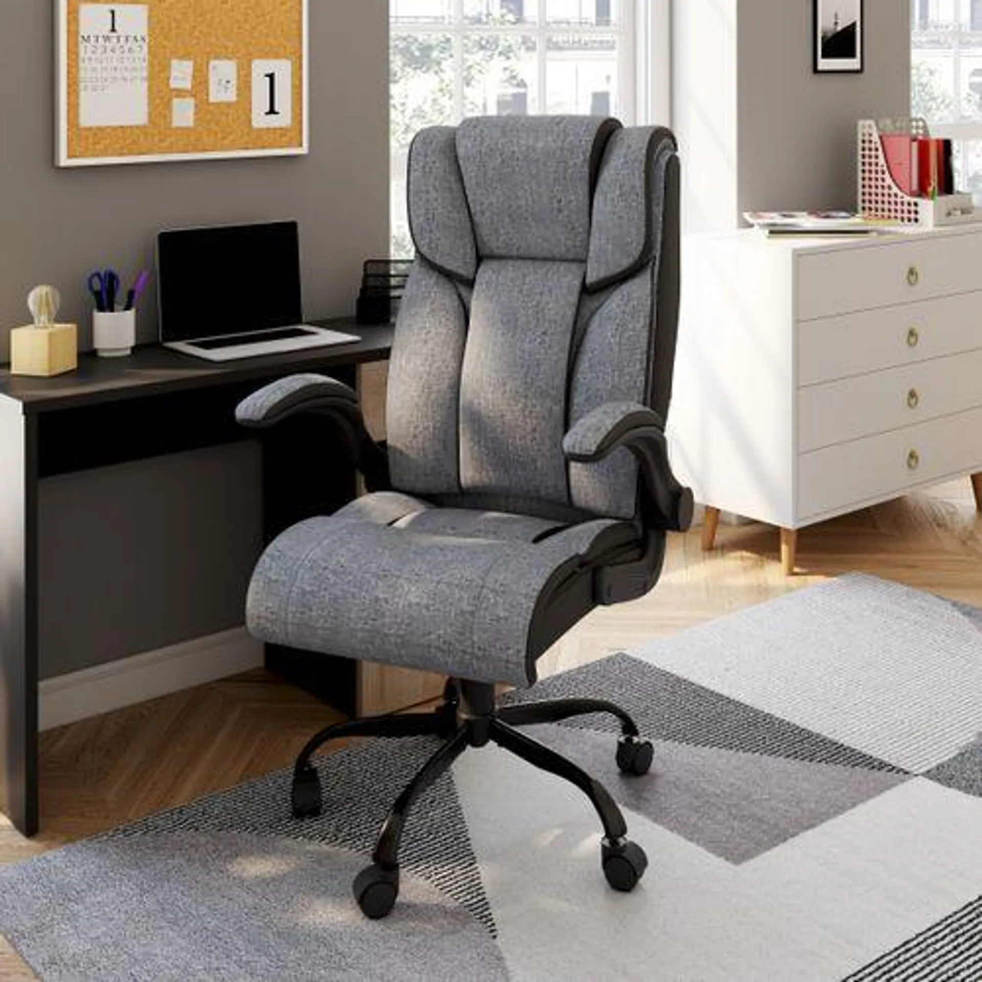 Fauteuil de bureau BODR gris