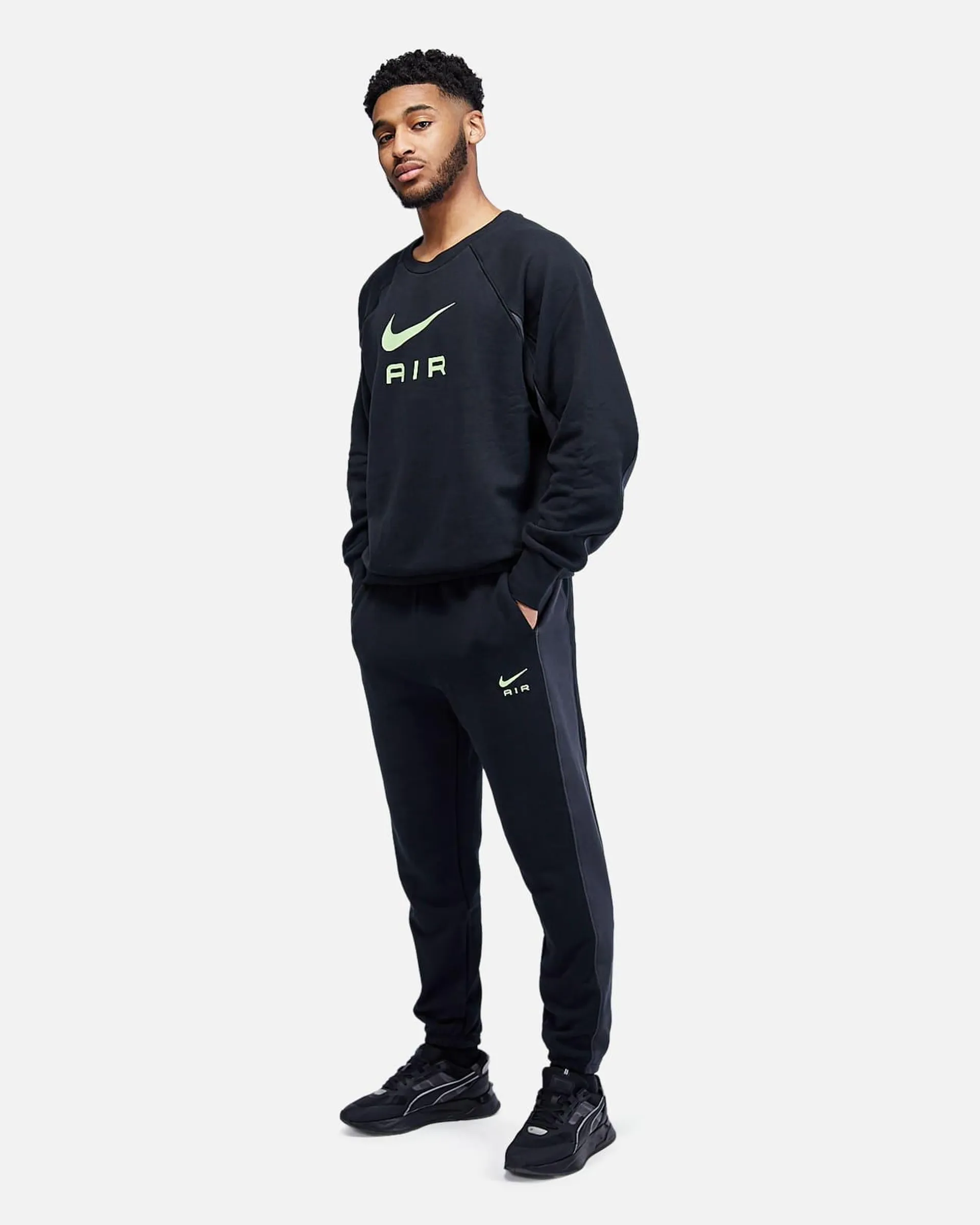 Survêtement Nike Air- Noir/Vert