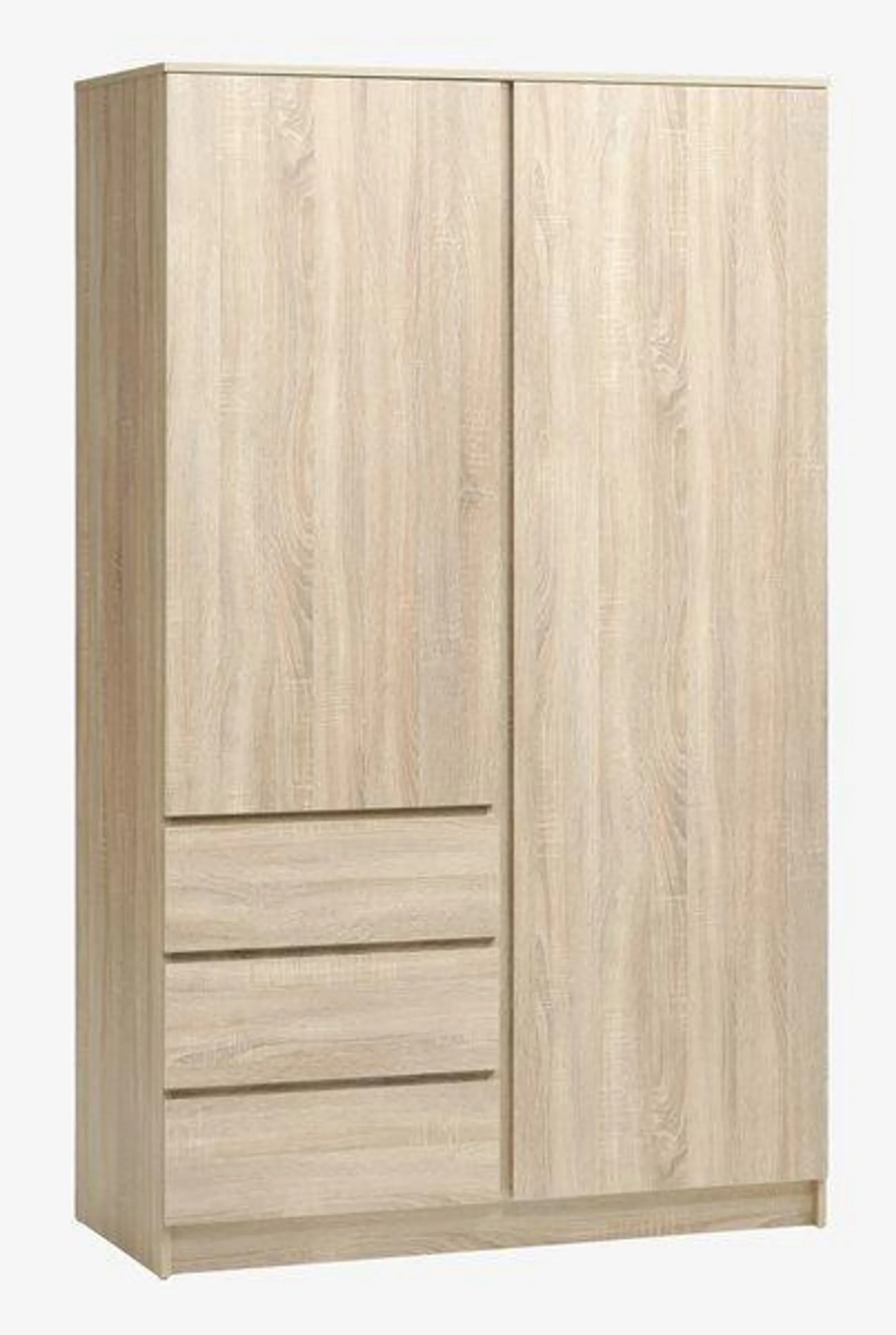 Armoire LIMFJORDEN 120x200 combi coloris chêne clair