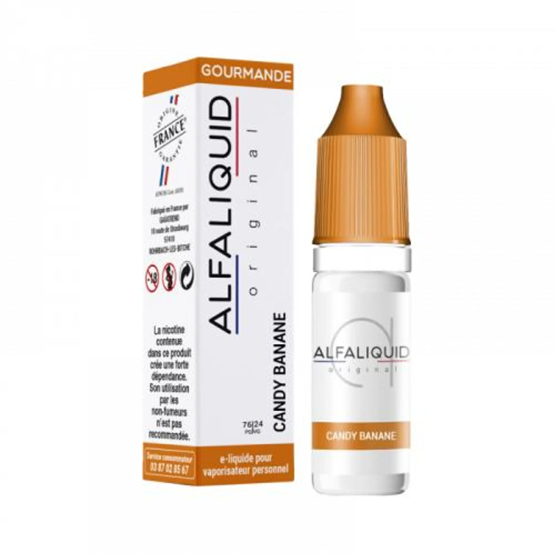 E Liquide CANDY BANANE 10 ml - Alfaliquid