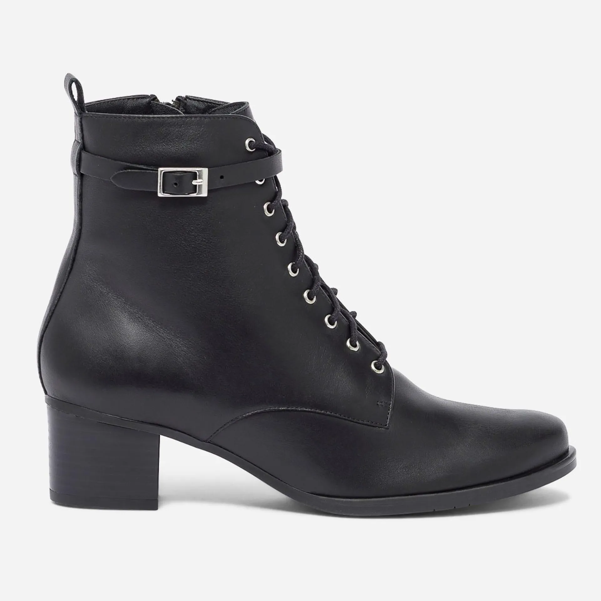 Bottine ERAM FLEX noire en cuir