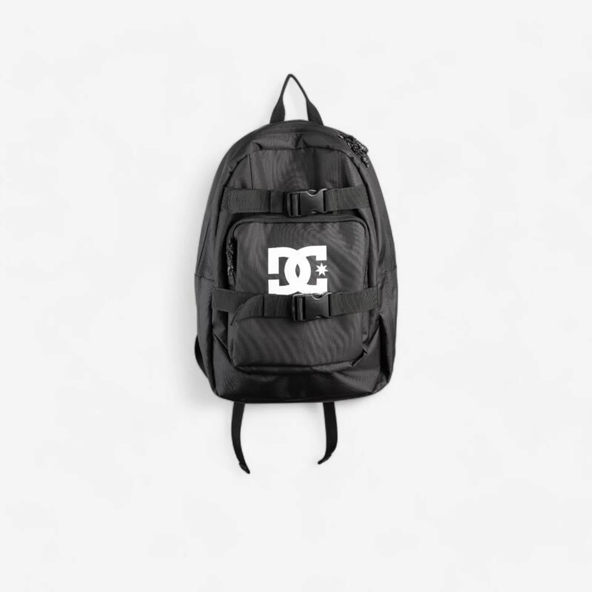 SAC A DOS DE SKATE DC SHOES STRAPPER NOIR AVEC FIXATION POUR SKATEBOARD