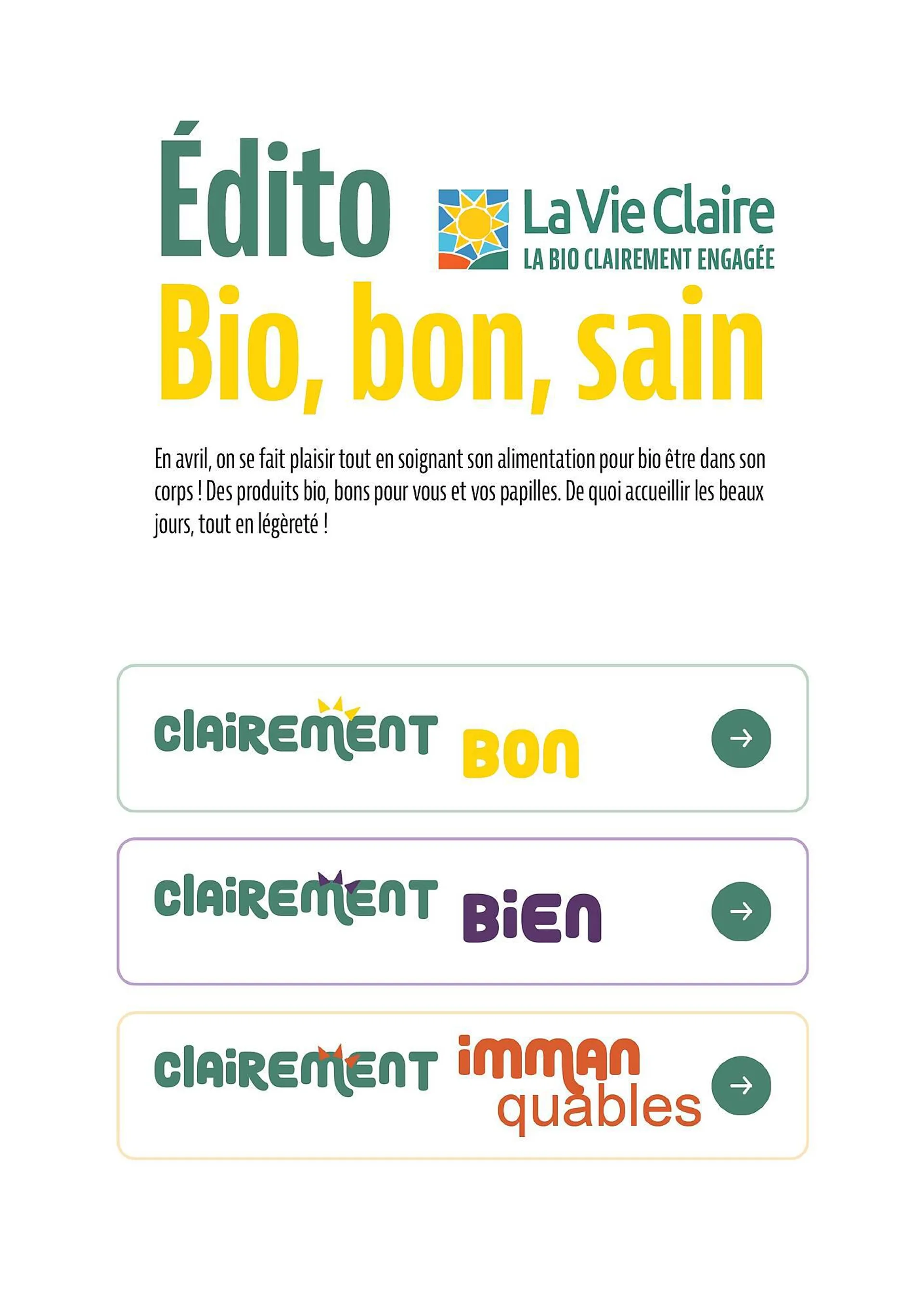 Catalogue La Vie Claire du 28 mars au 24 avril 2024 - Catalogue page 2