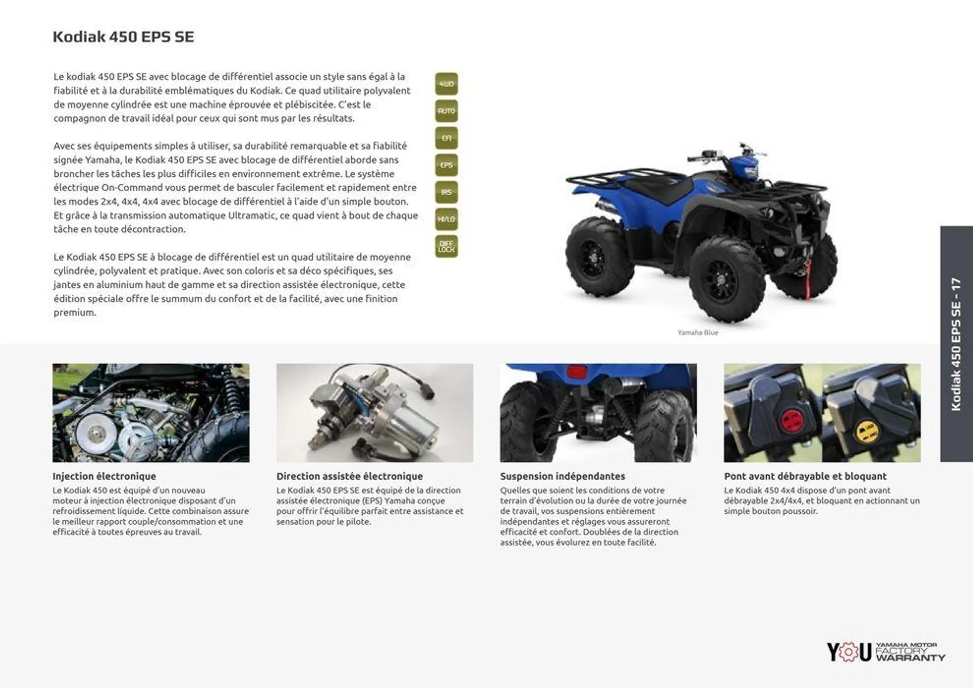 Catalogue Yamaha Quatre roues - Quads et SSV - 8