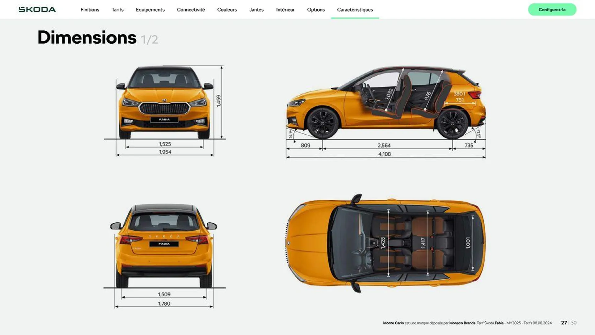 Fabia Selection 1.0 TSI 95ch BVM du 22 août au 28 février 2025 - Catalogue page 27