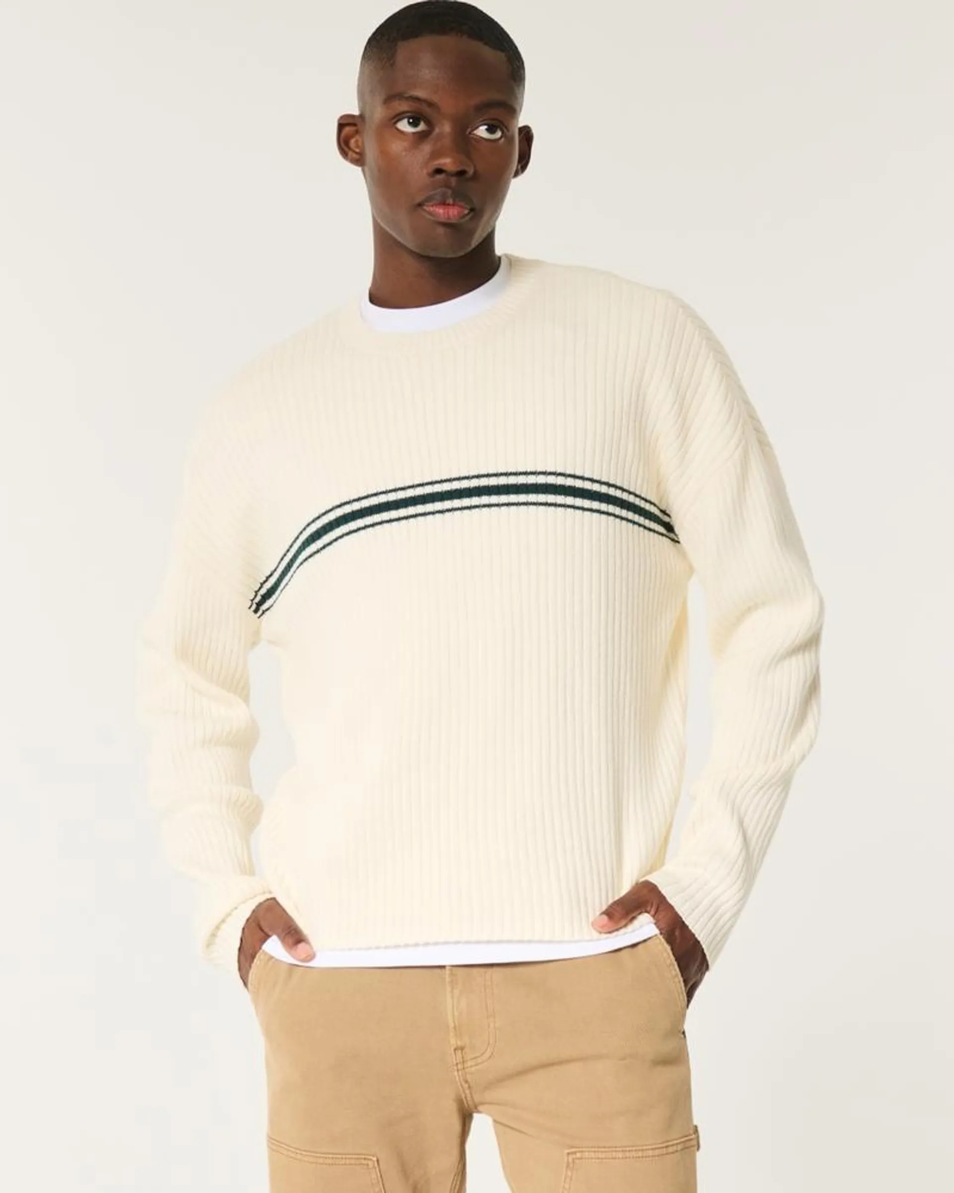 Boxy Crew Sweater