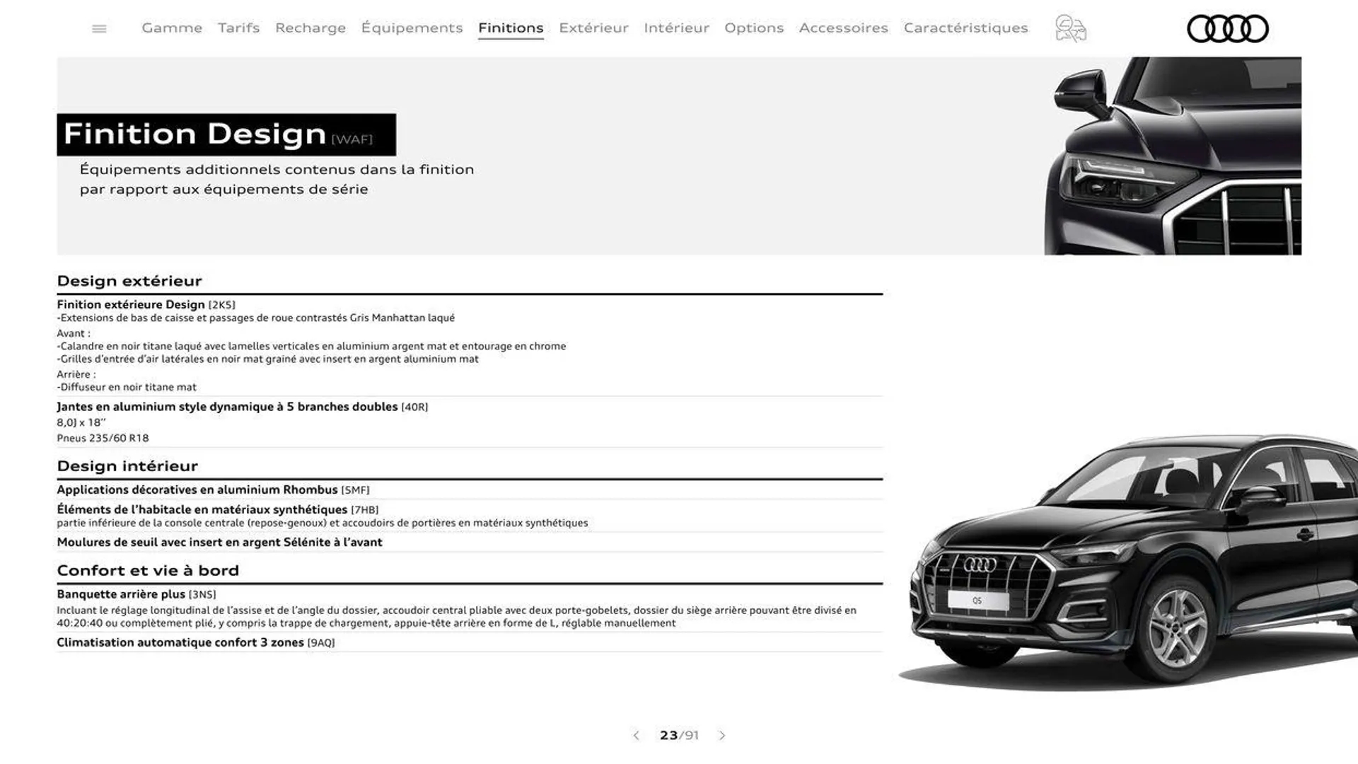 Audi Q5 & SQ5 du 20 août au 31 décembre 2024 - Catalogue page 23