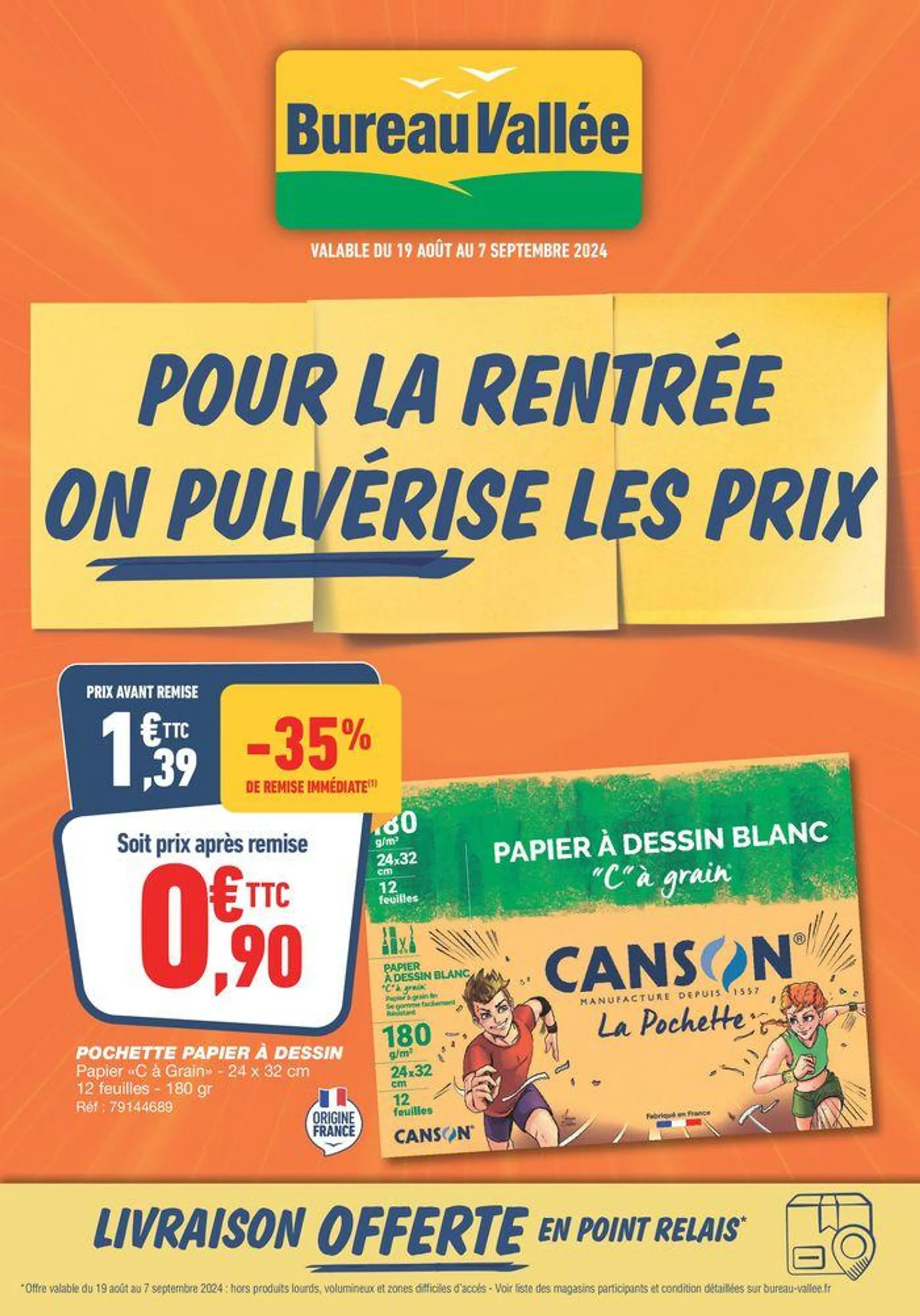 Pour la rentrée on pulvérise les prix - 1