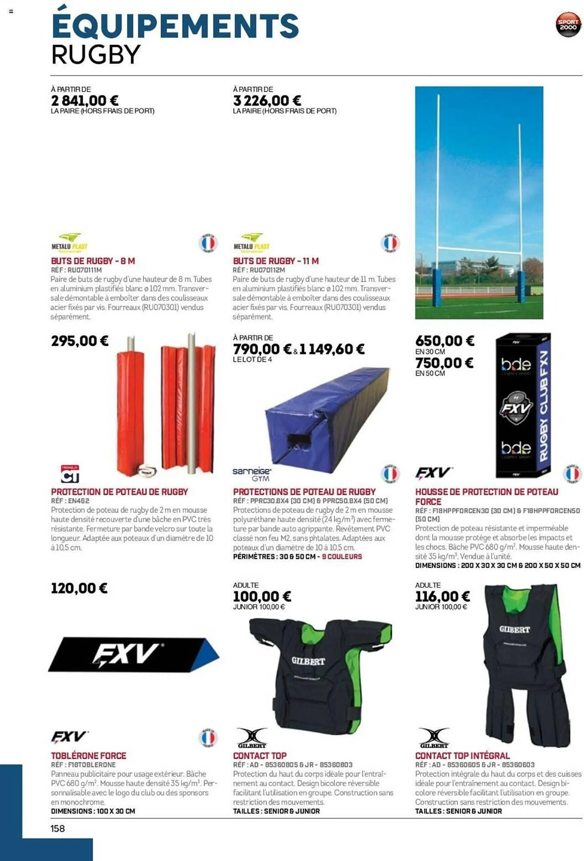 Catalogue Sport 2000 du 28 mai au 31 décembre 2025 - Catalogue page 158