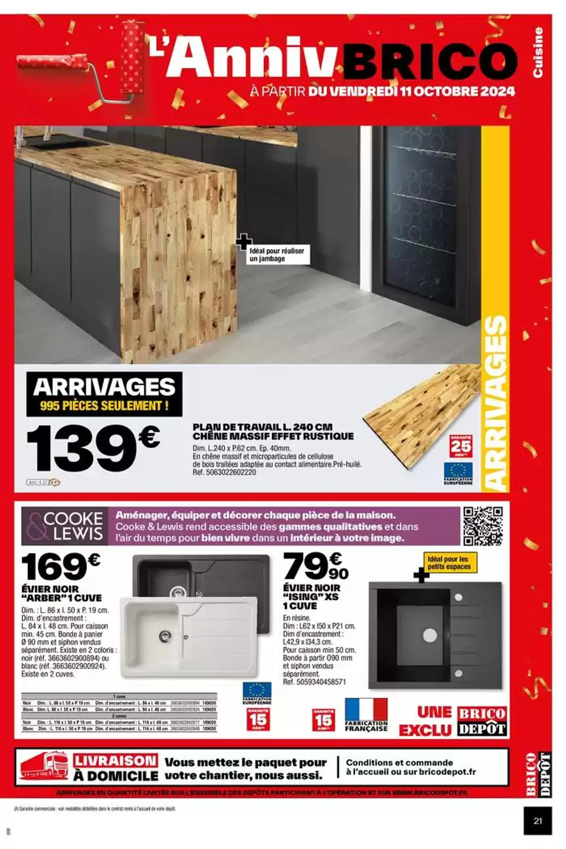 L'ANNIV BRICO du 11 octobre au 24 octobre 2024 - Catalogue page 21