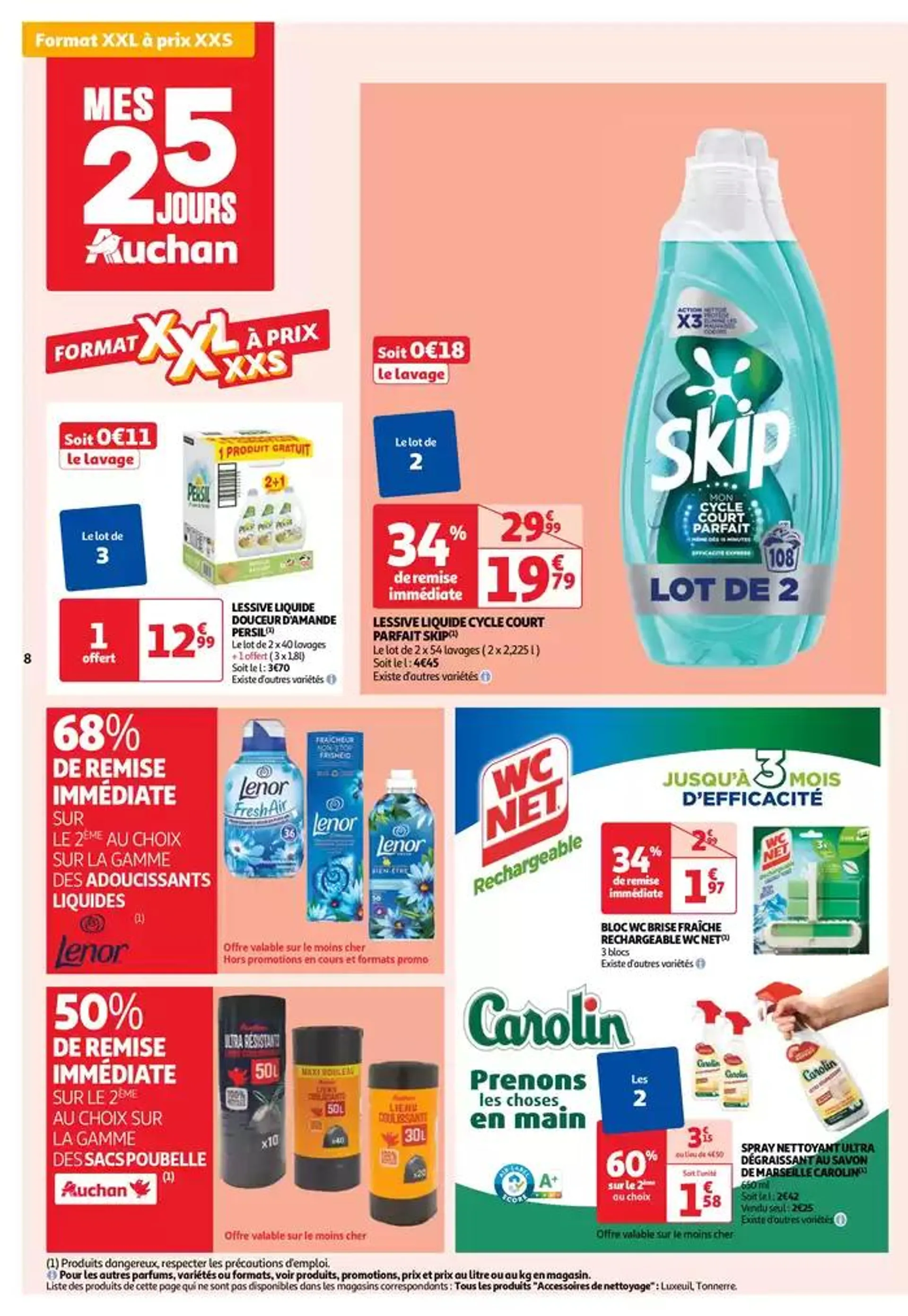 Top depart : 25 jours Auchan  du 29 octobre au 4 novembre 2024 - Catalogue page 8