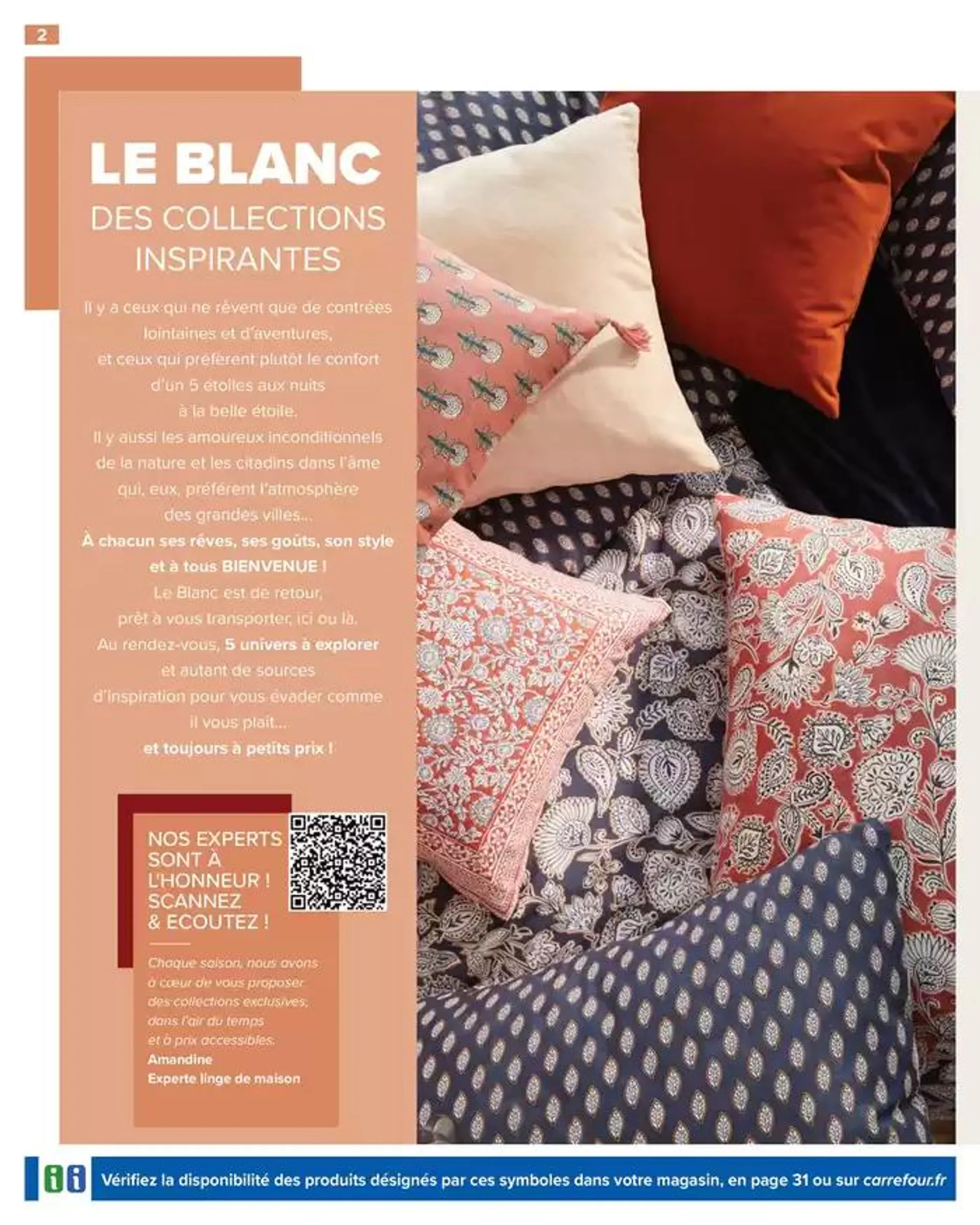 LE BLANC, DES COLLECTIONS INSPIRANTES du 26 décembre au 13 janvier 2025 - Catalogue page 4