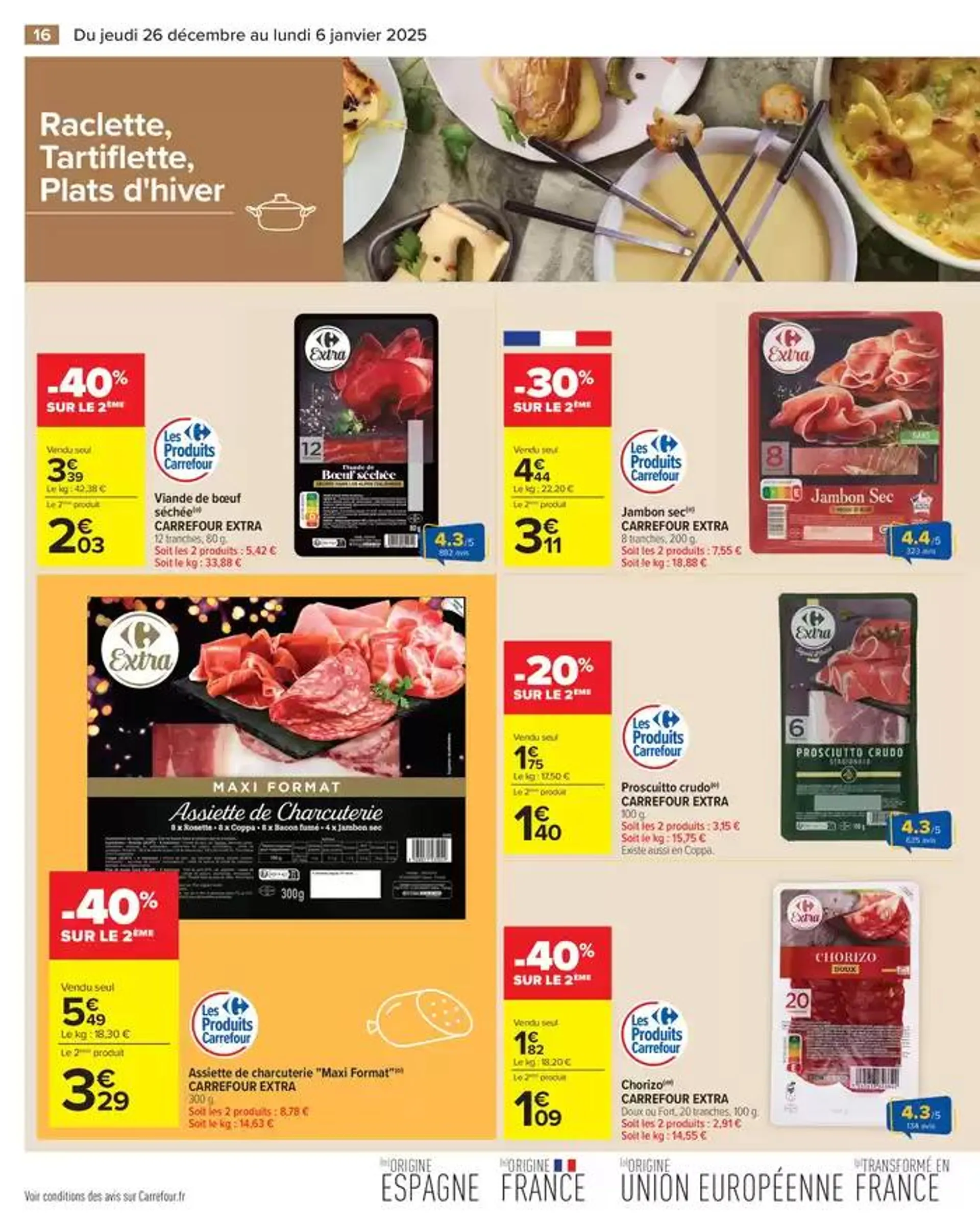 - 50% SUR LE 2ÈME PRODUIT du 26 décembre au 6 janvier 2025 - Catalogue page 22