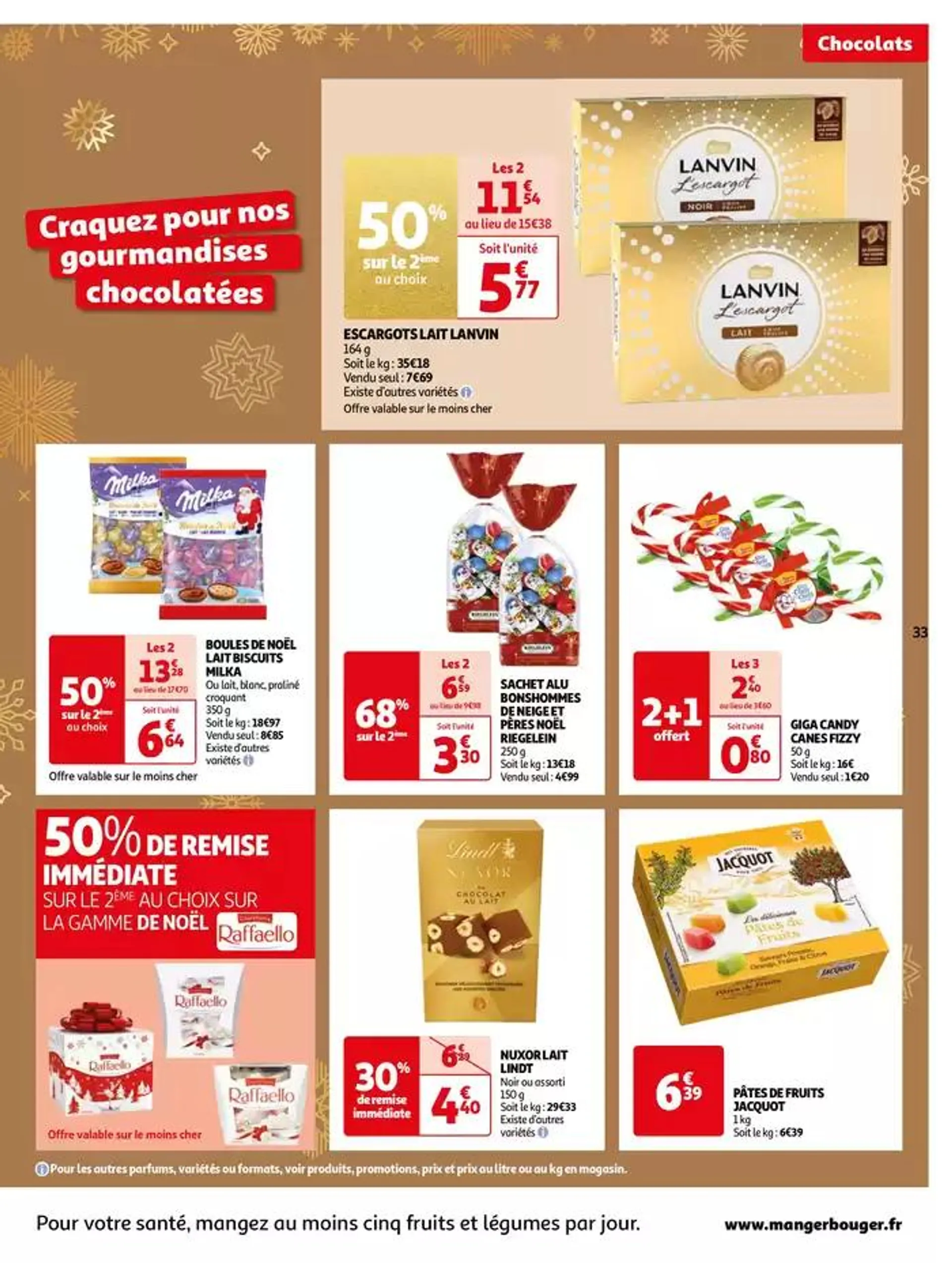 Une semaine d'offres à prix cassés  du 22 octobre au 28 octobre 2024 - Catalogue page 33