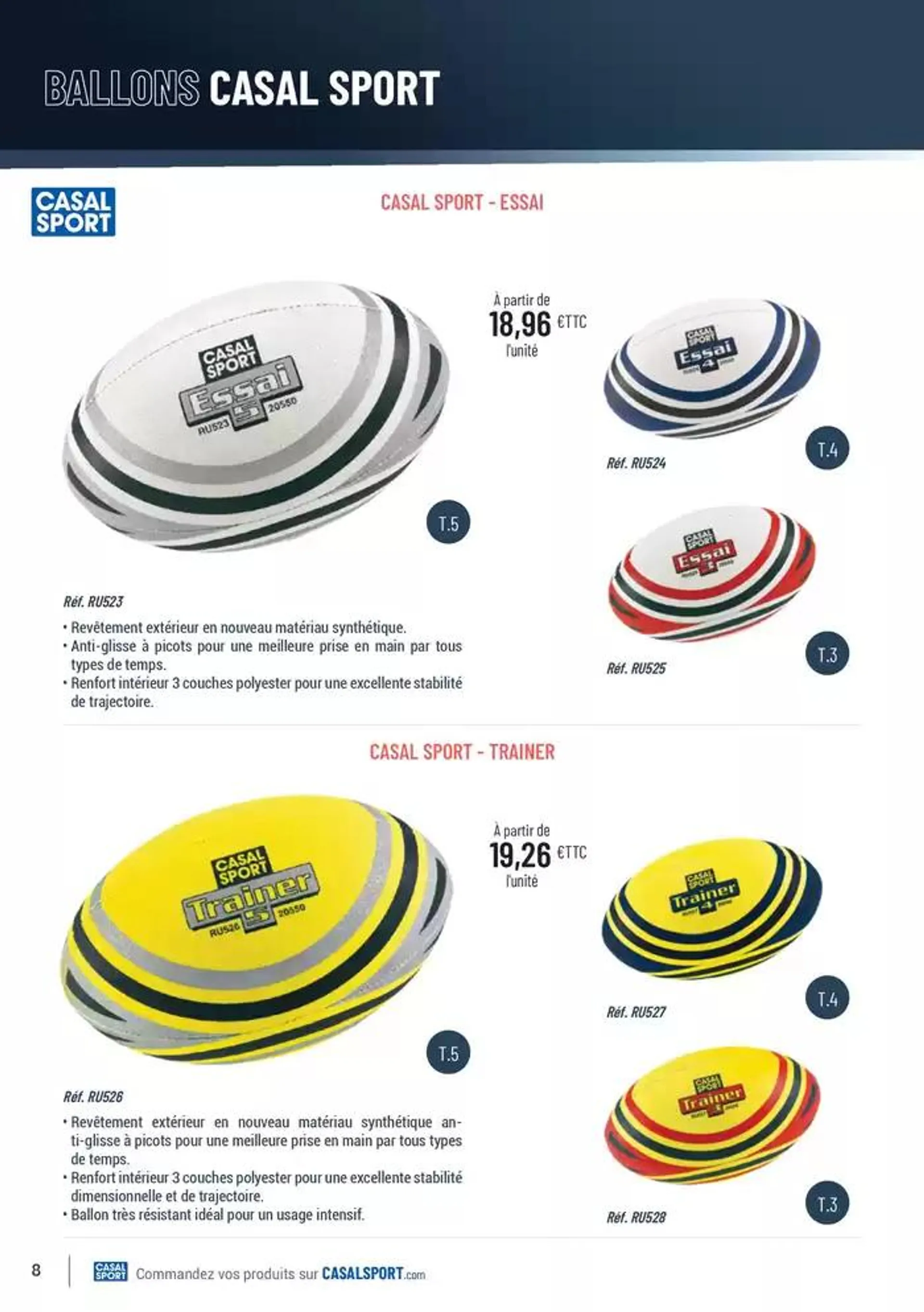 SPÉCIAL RUGBY du 1 octobre au 31 décembre 2024 - Catalogue page 8