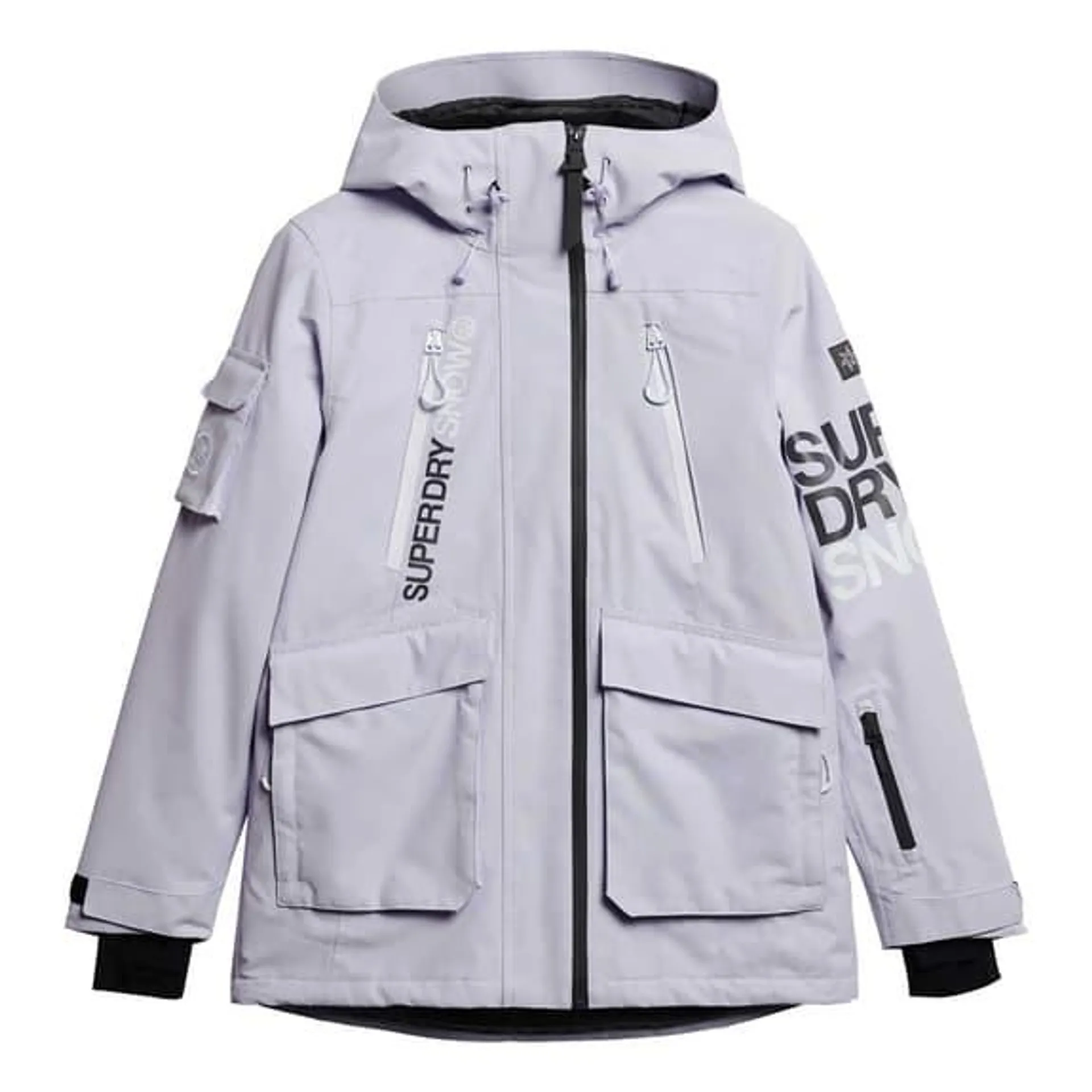 Veste Superdry Ski Ultimate Rescue lilas clair femme