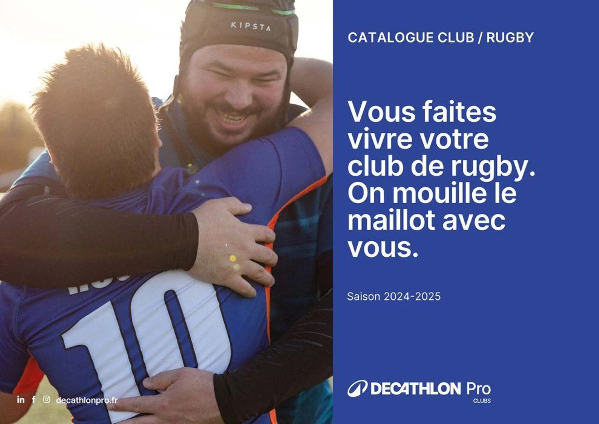 Vous faites vivre votre club de rugby. On mouille le maillot avec vous. - 1