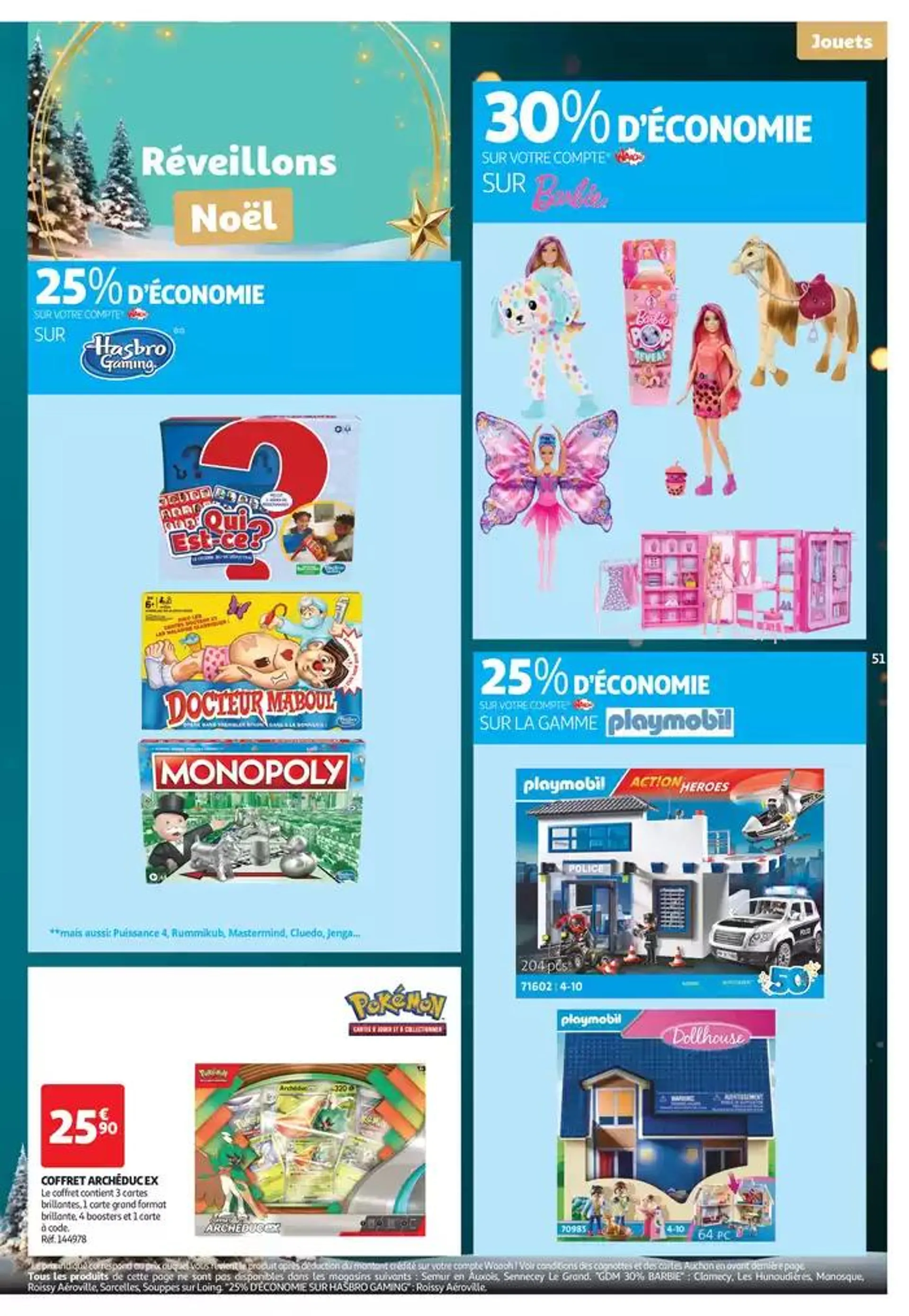 Top depart : 25 jours Auchan  du 29 octobre au 4 novembre 2024 - Catalogue page 51