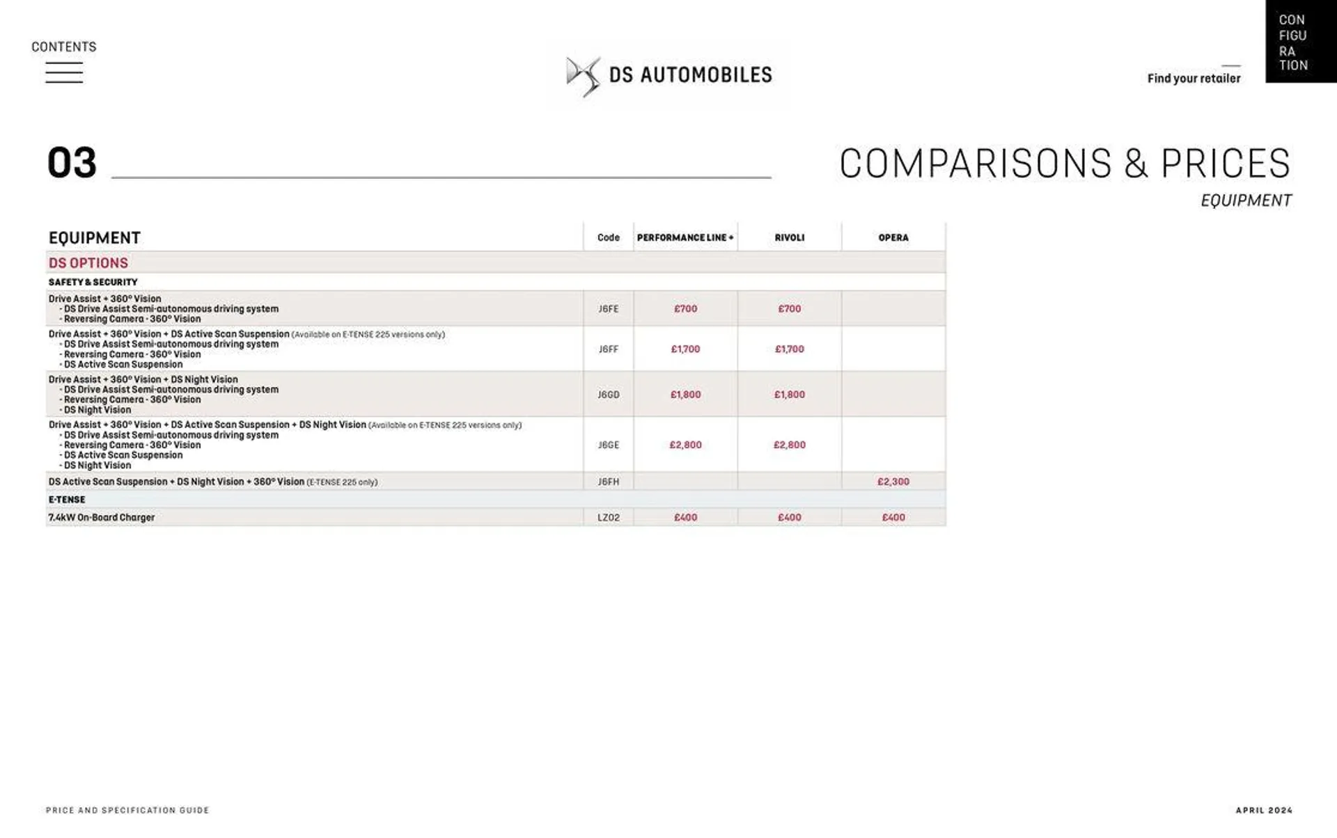 DS 7 du 18 juin au 30 novembre 2024 - Catalogue page 39