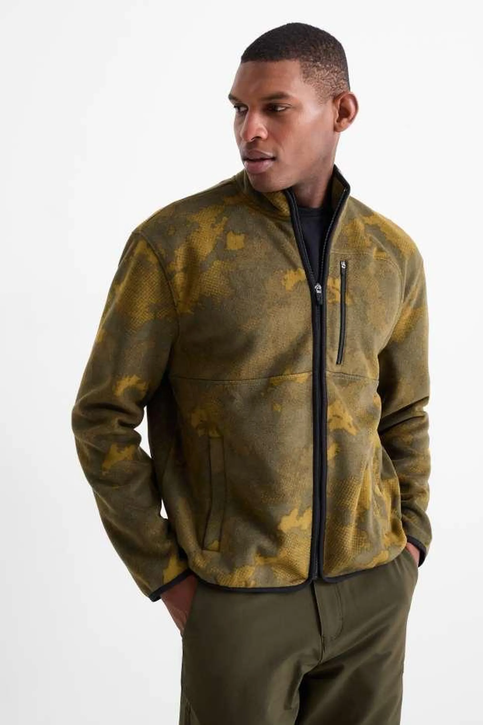 Thermal fleece jacket - patterned