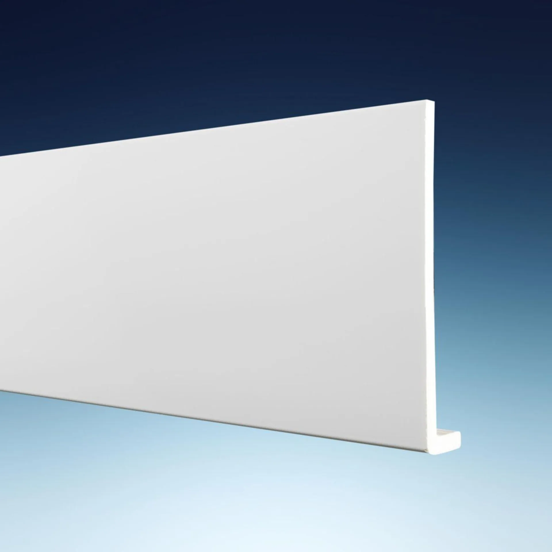 Planche de rive RIVECEL PVC - Blanc - 9mm x 205mm x 5ml - M.E.P