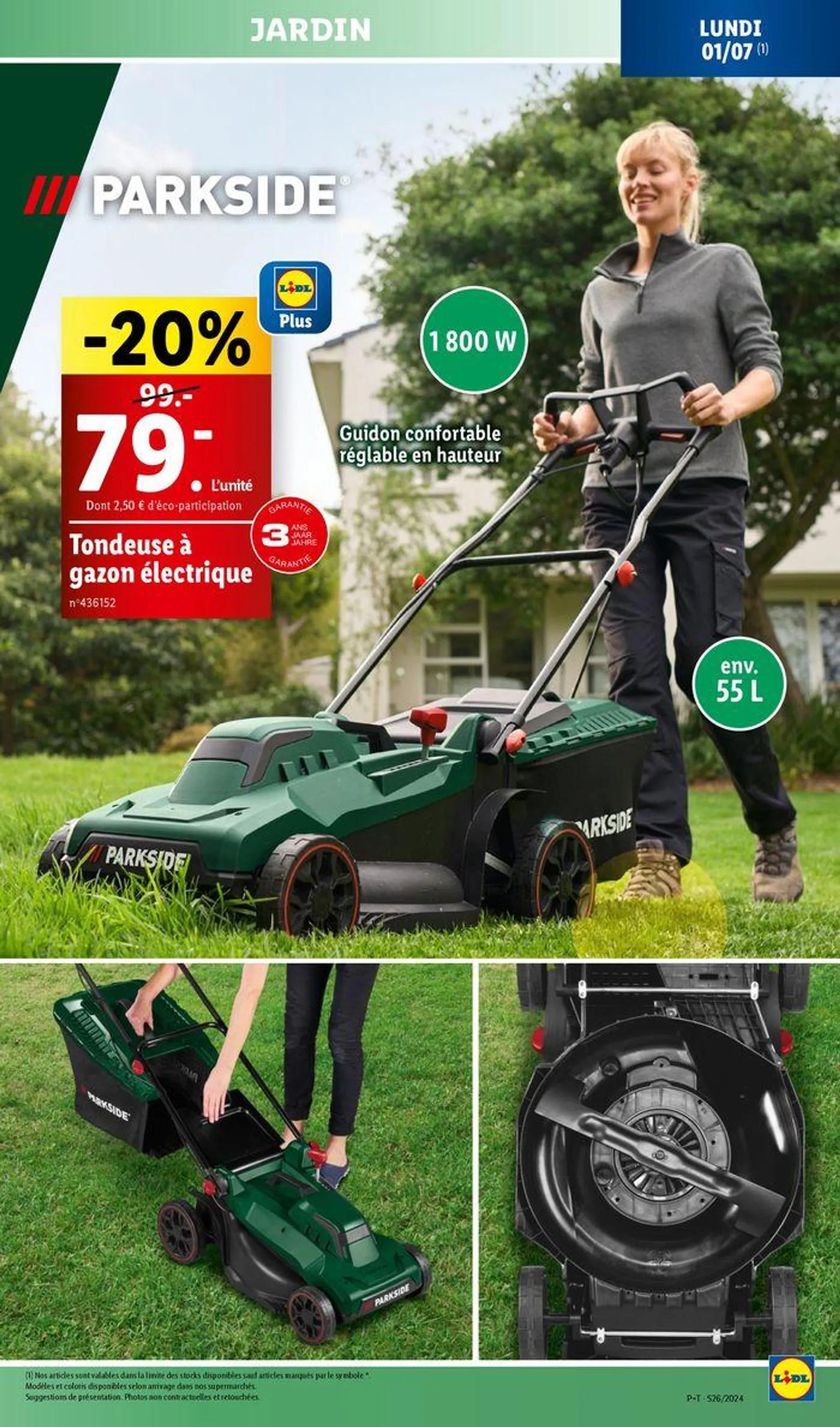 Retrouvez les offres Lidl de la semaine : bricolage, jardin et cuisine ! du 27 juin au 1 juillet 2024 - Catalogue page 33