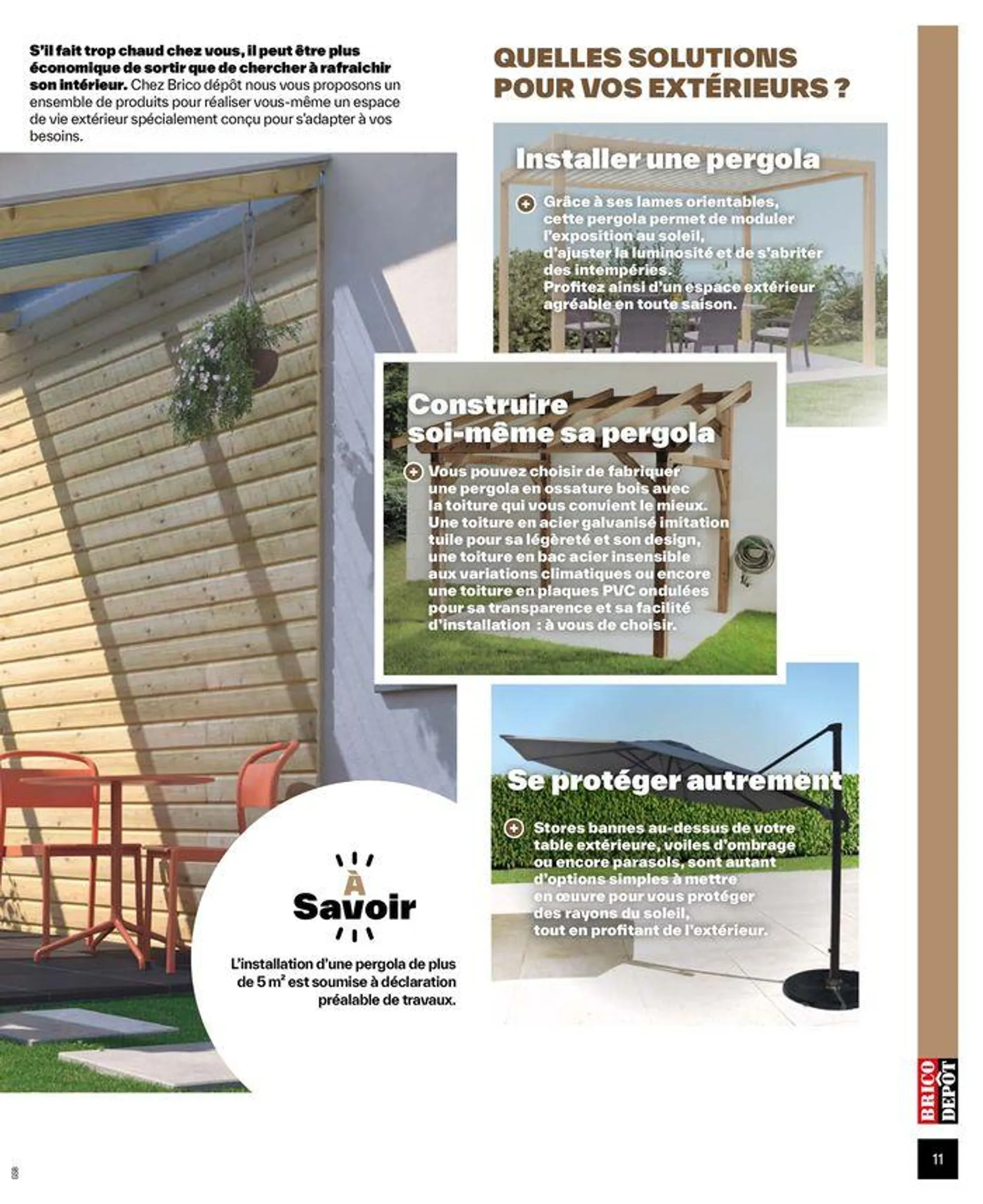 Je rénove mes espaces du 20 juin au 4 août 2024 - Catalogue page 11