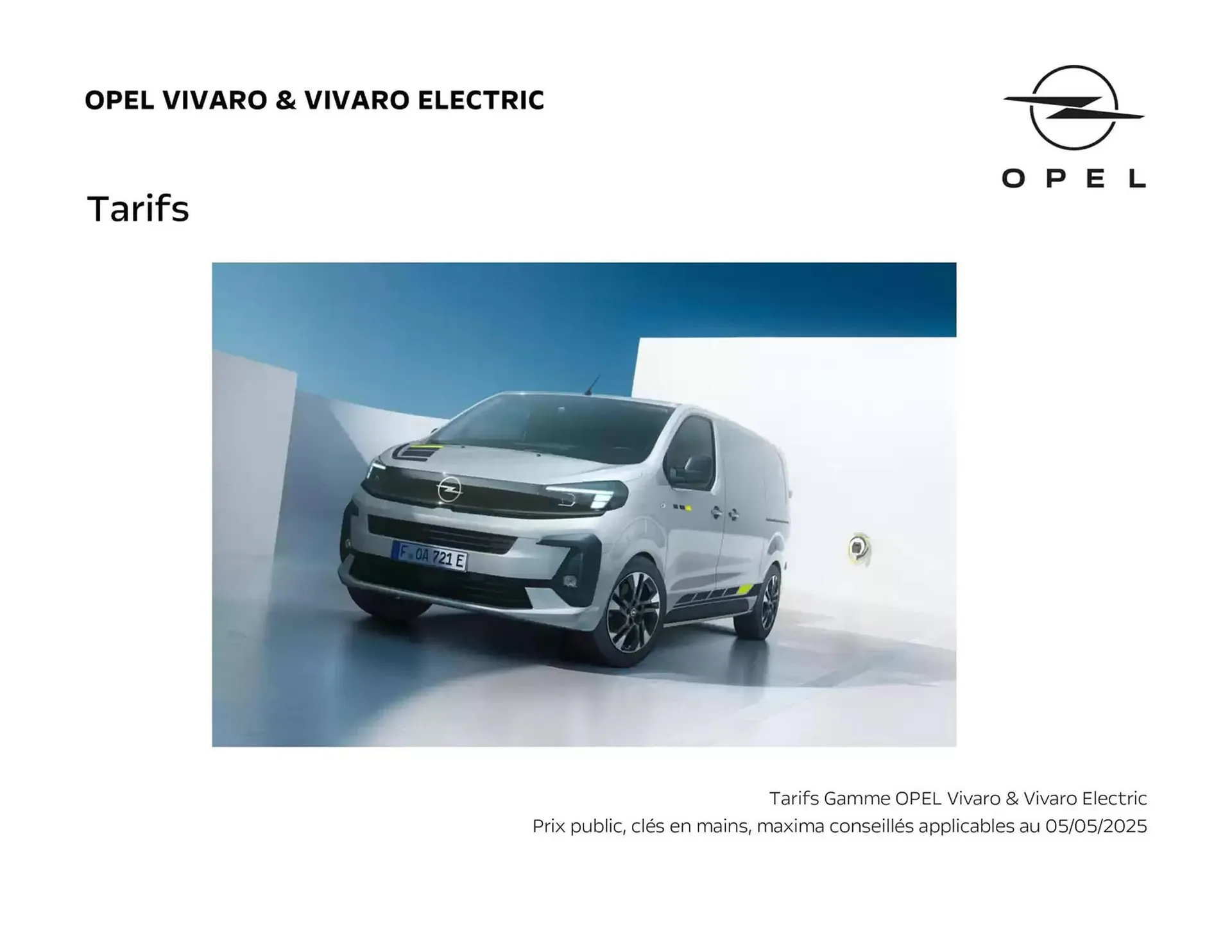 Catalogue Opel - 1