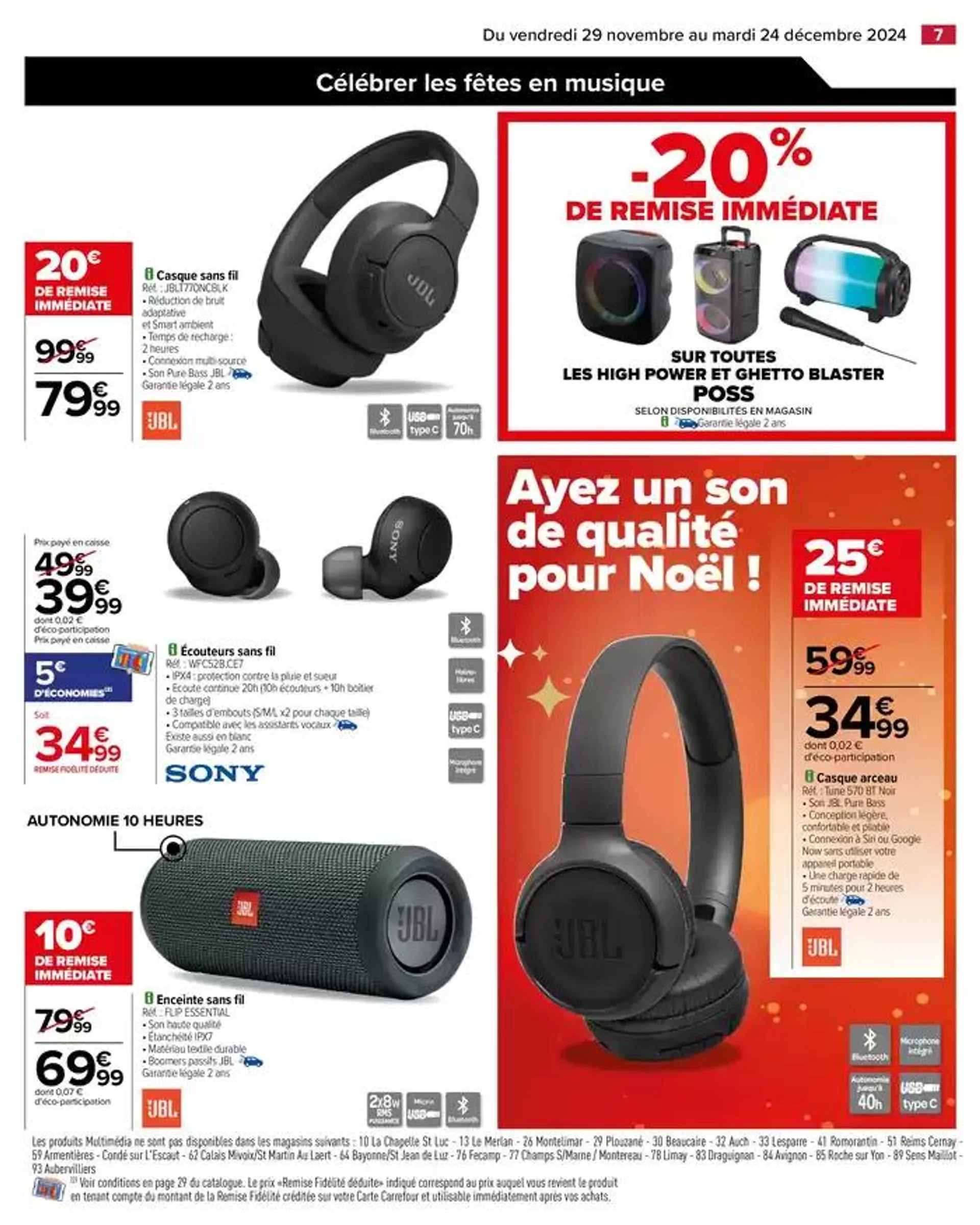 OFFREZ LA MAGIE DU HIGH-TECH POUR NOËL du 29 novembre au 24 décembre 2024 - Catalogue page 9