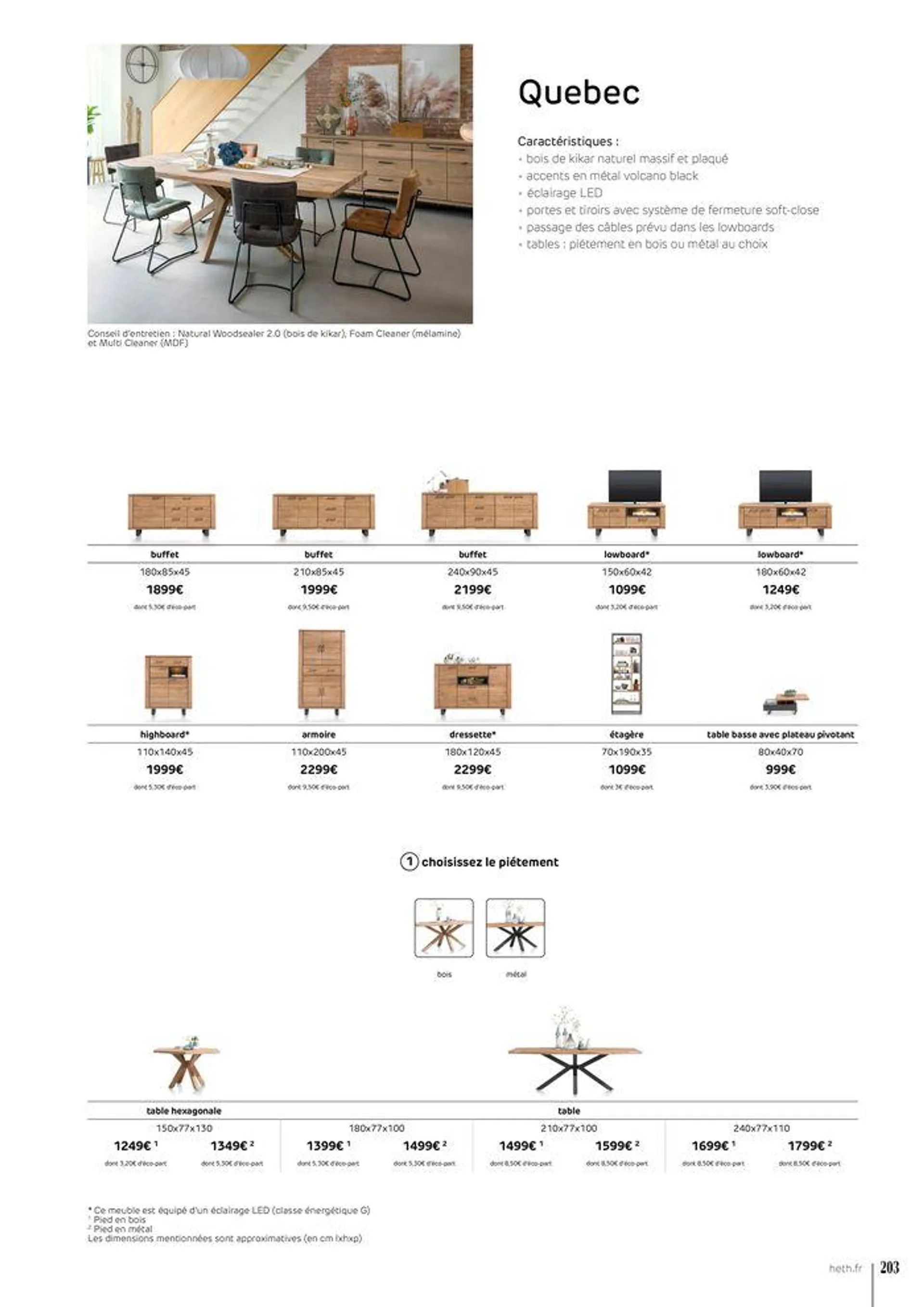 FAUTEUILS ET CANAPÉS  du 15 février au 30 novembre 2024 - Catalogue page 203