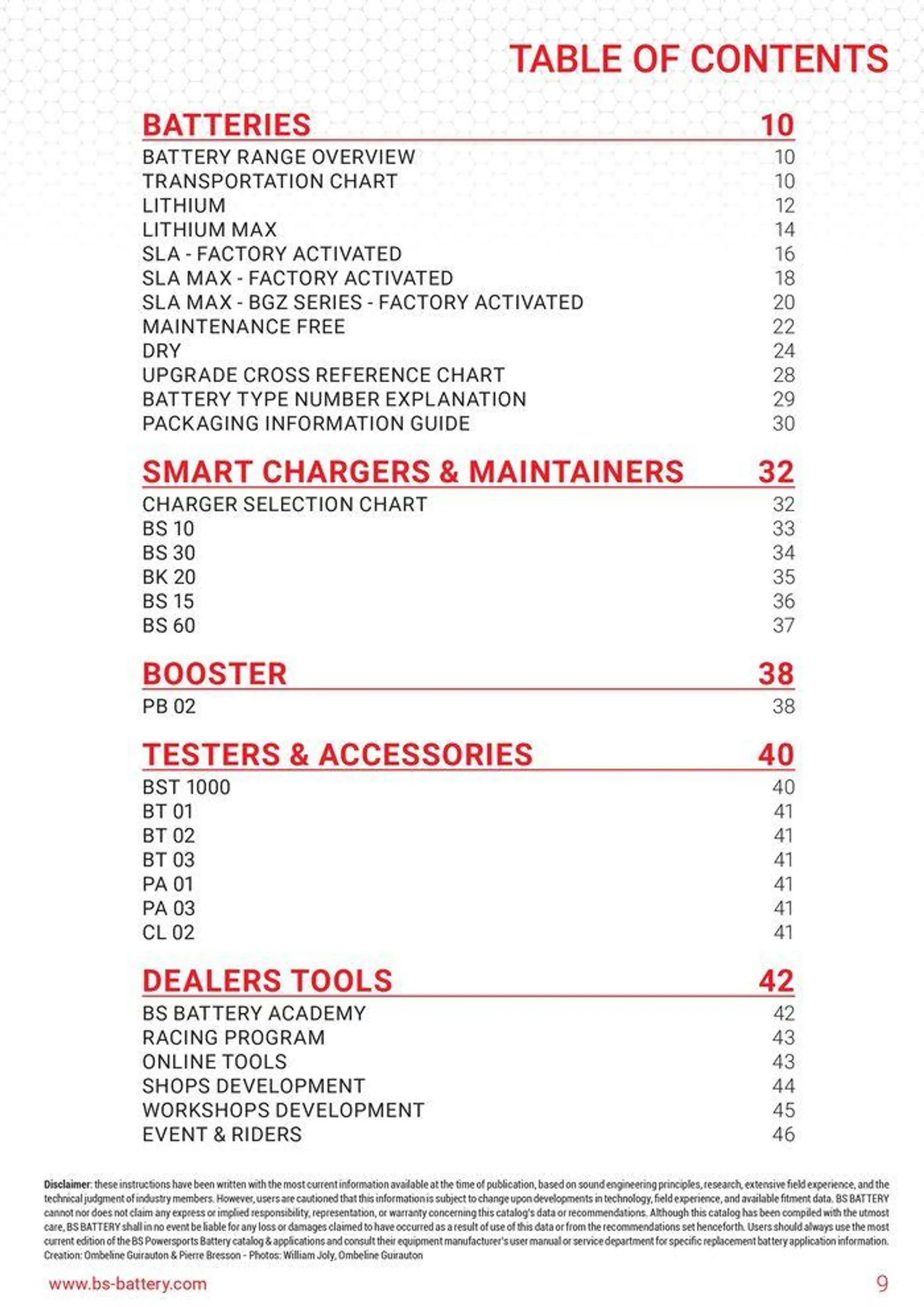 BS BATTERY 2024 du 12 septembre au 31 décembre 2024 - Catalogue page 9